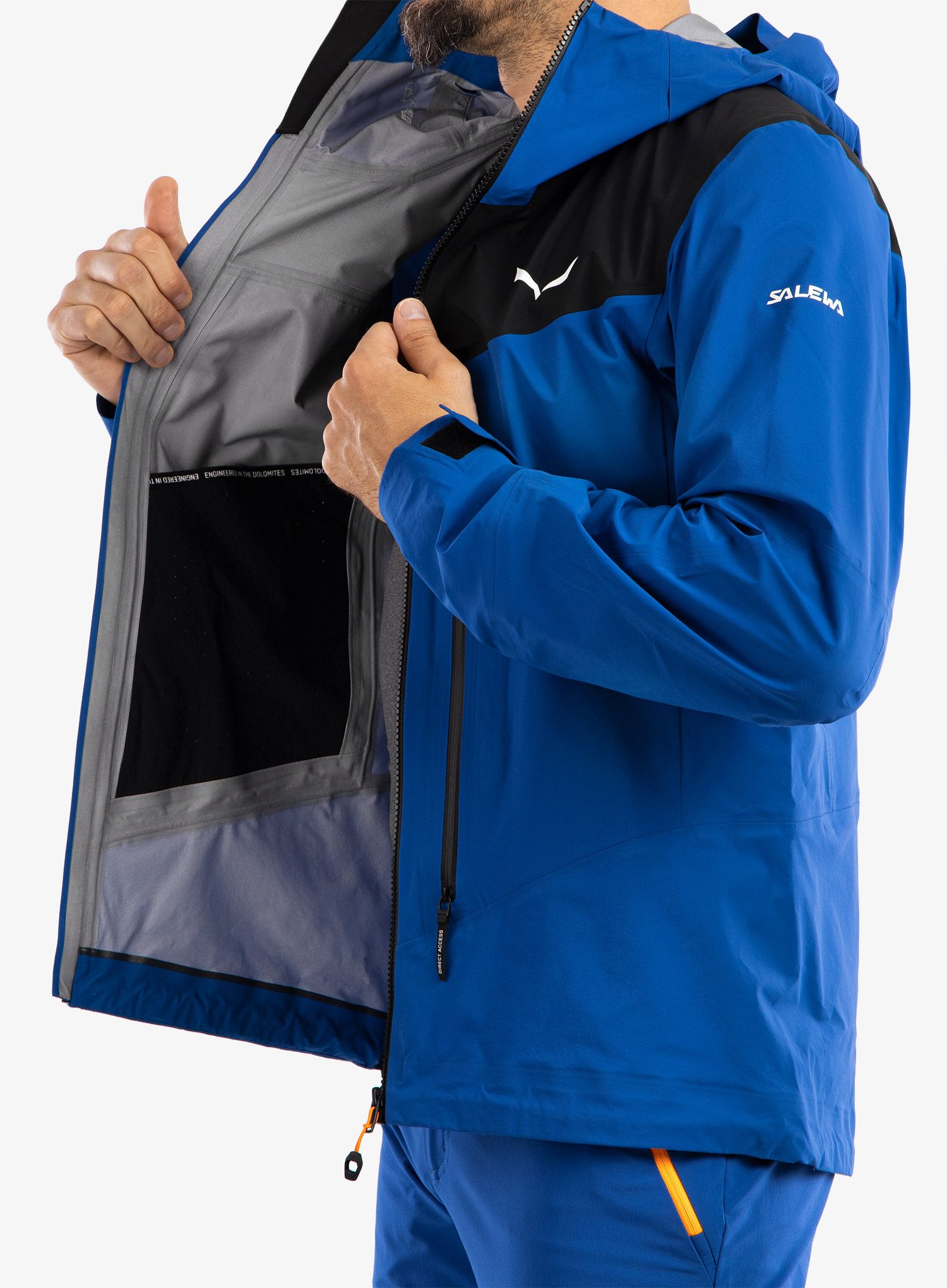 Skialpova bunda Salewa Ortles PTX 3L Jacket - electric/black out