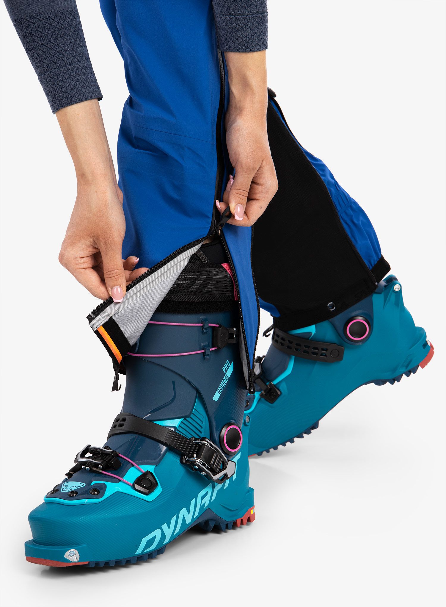 Dámské skialpové kalhoty Salewa Ortles PTX 3L Pants - electric