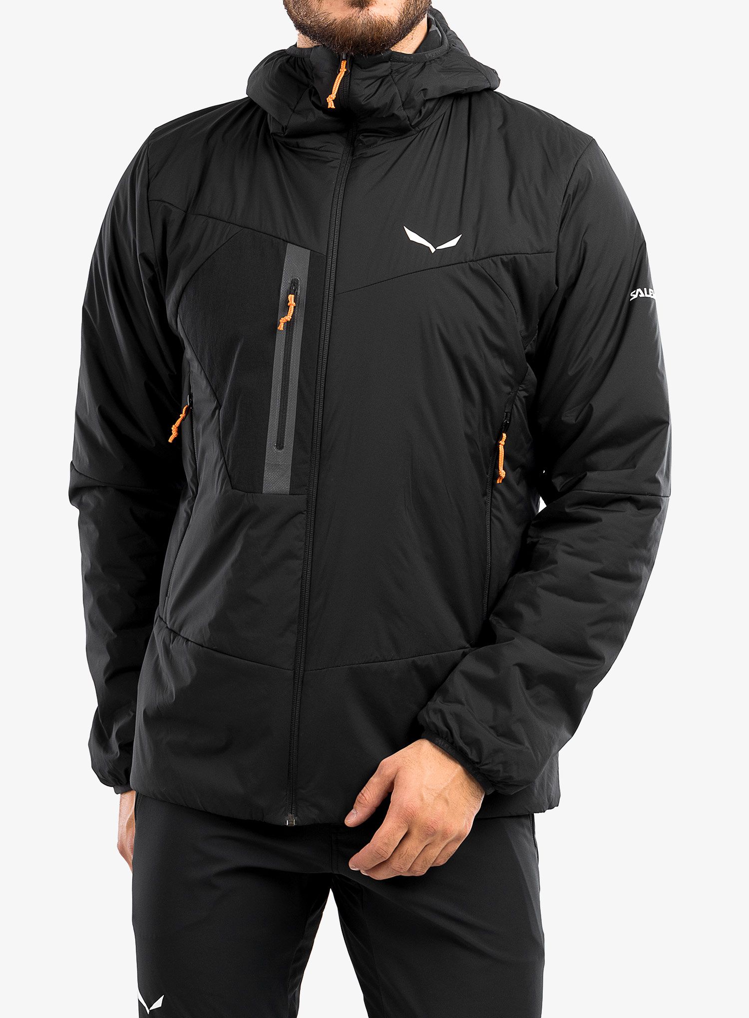 Zateplená bunda Salewa Ortles TWR Stretch HD Jacket - black out