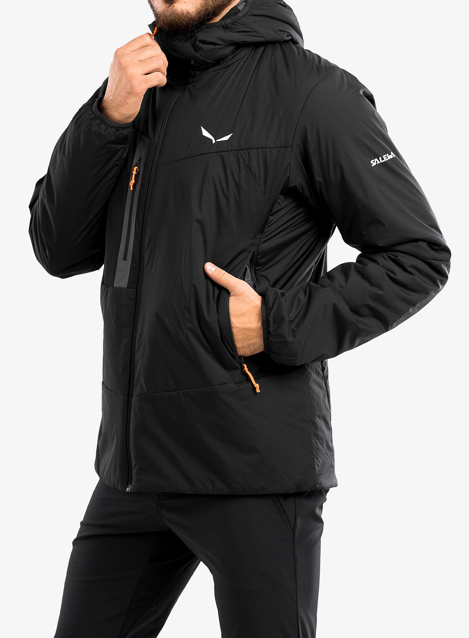 Zateplená bunda Salewa Ortles TWR Stretch HD Jacket - black out