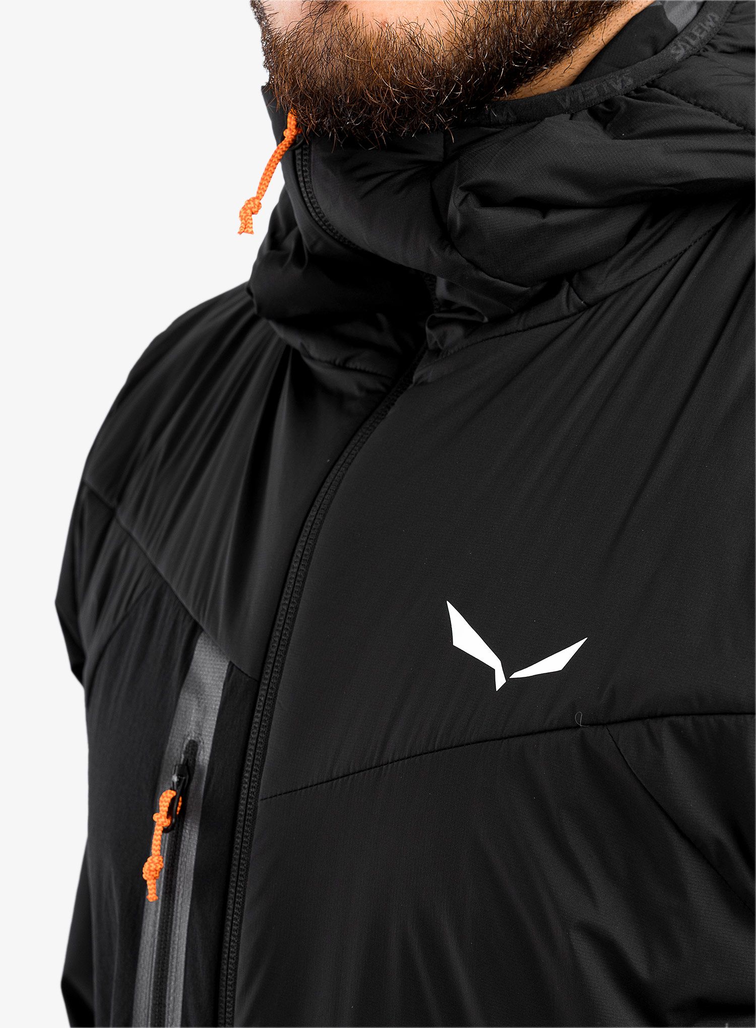 Zateplená bunda Salewa Ortles TWR Stretch HD Jacket - black out