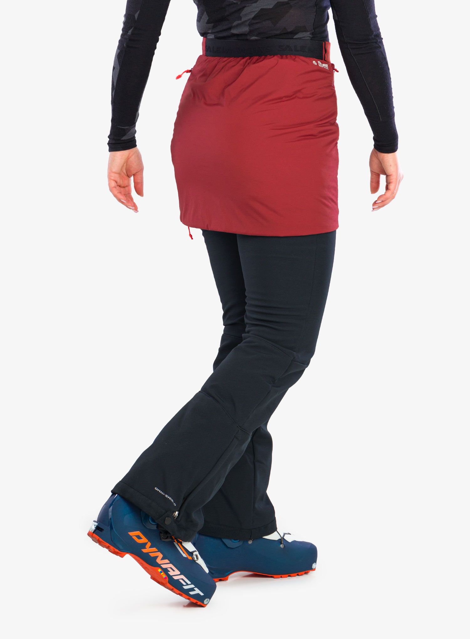 Izolovaná sukně Salewa Ortles Twr Stretch Skirt - syrah/black out