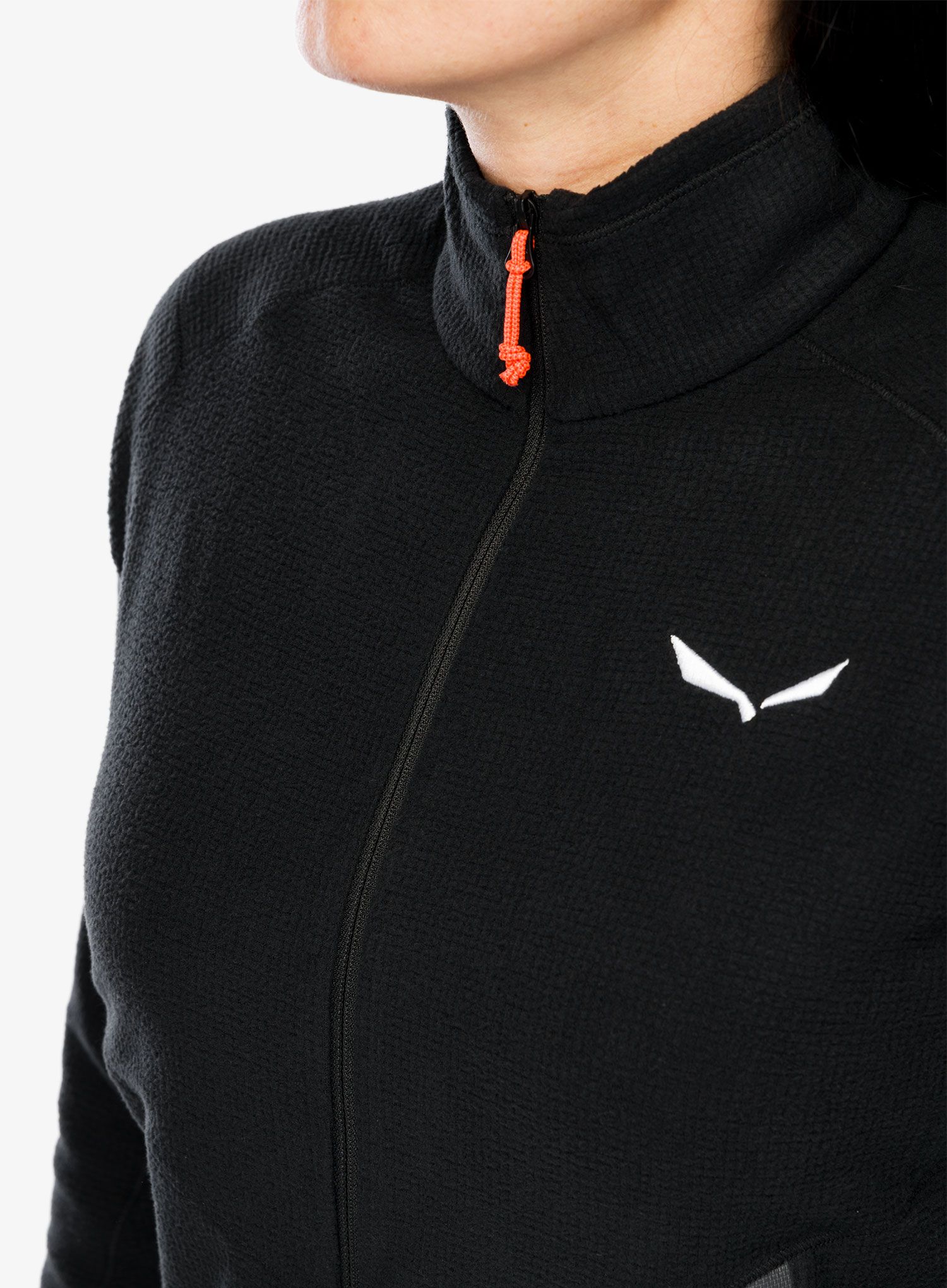 Dámská mikina na zip Salewa Paganella Jacket - black out