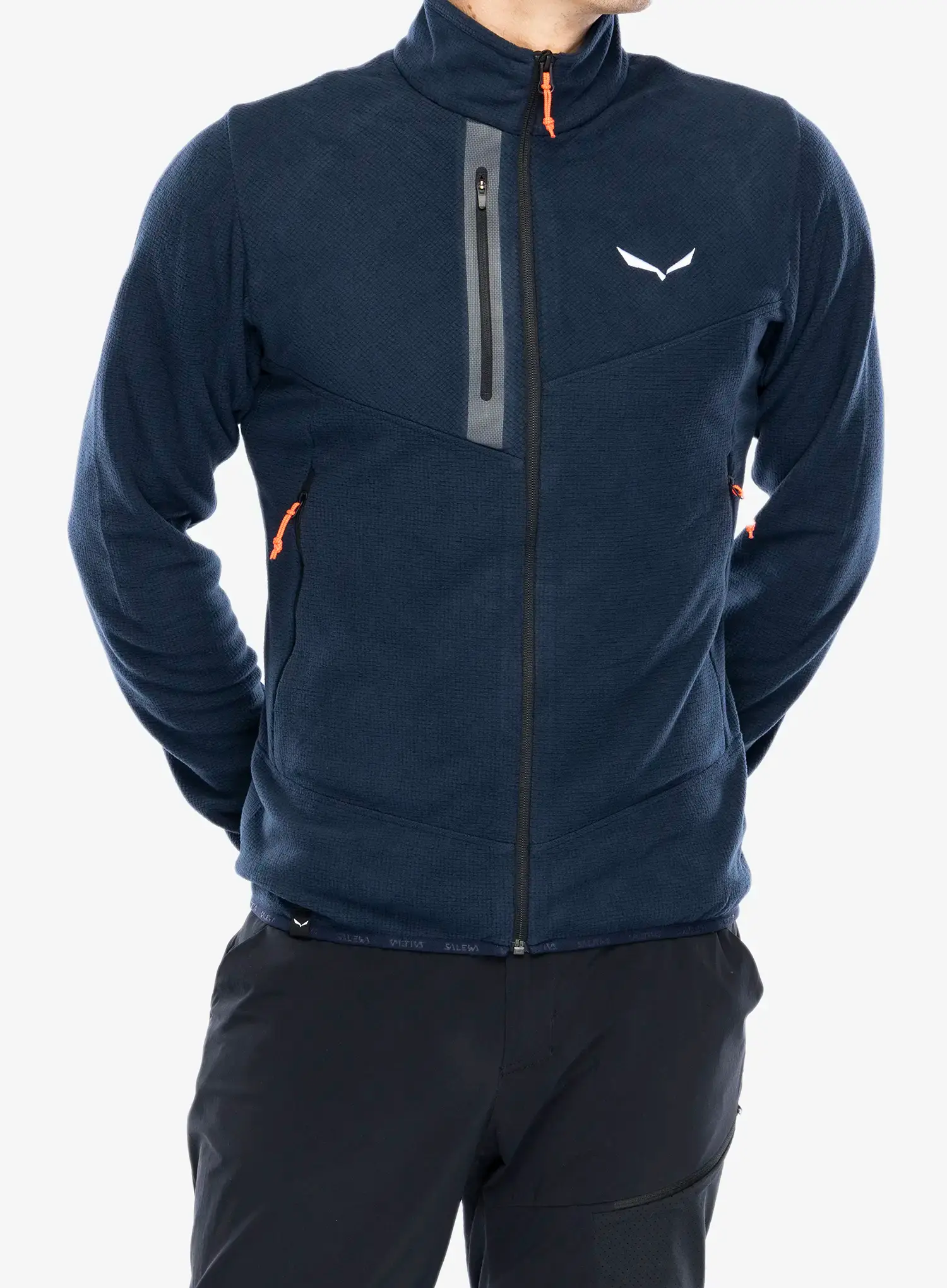 Rozepínací mikina Salewa Paganella Jacket - navy blazer