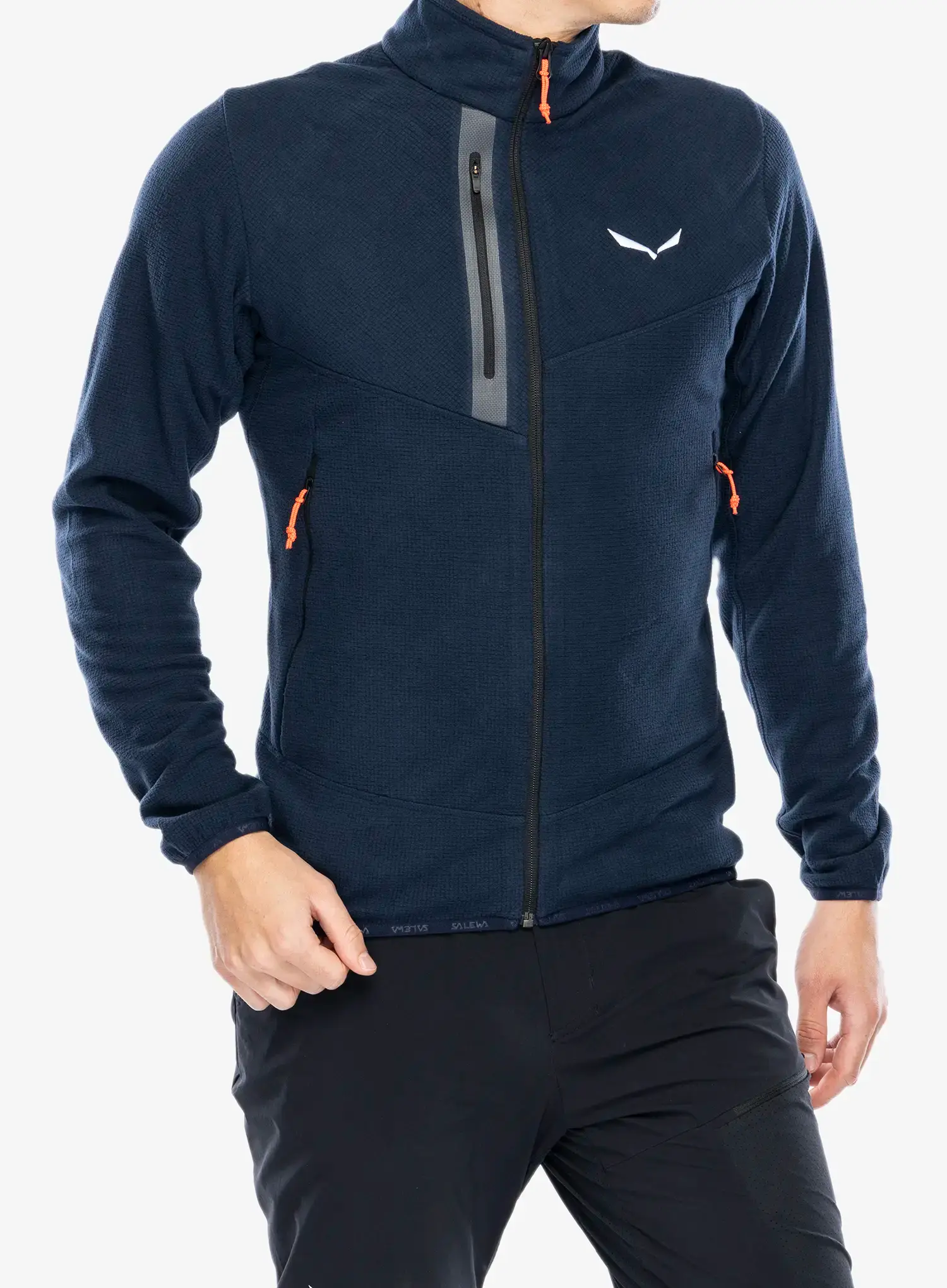 Rozepínací mikina Salewa Paganella Jacket - navy blazer