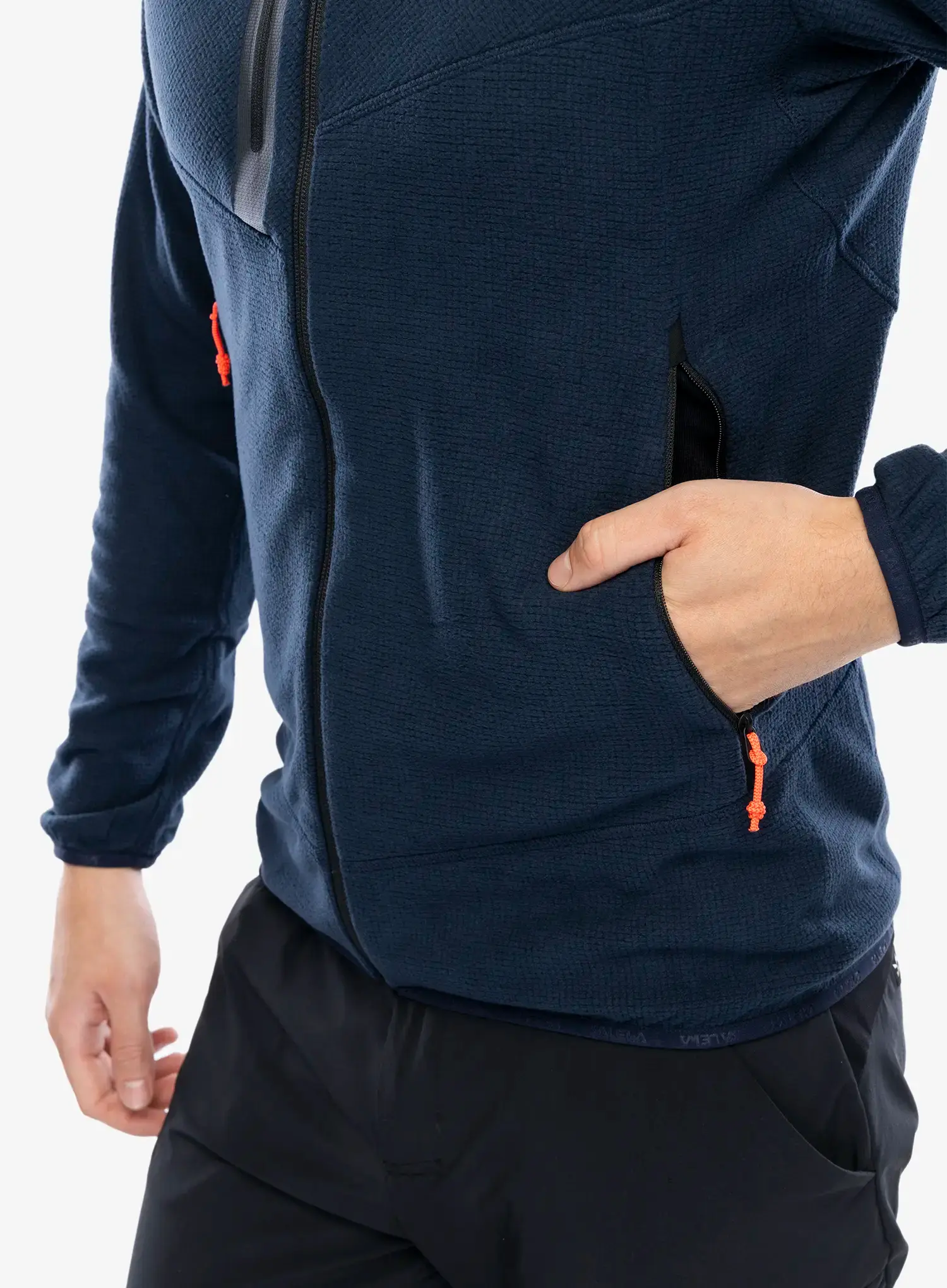 Rozepínací mikina Salewa Paganella Jacket - navy blazer