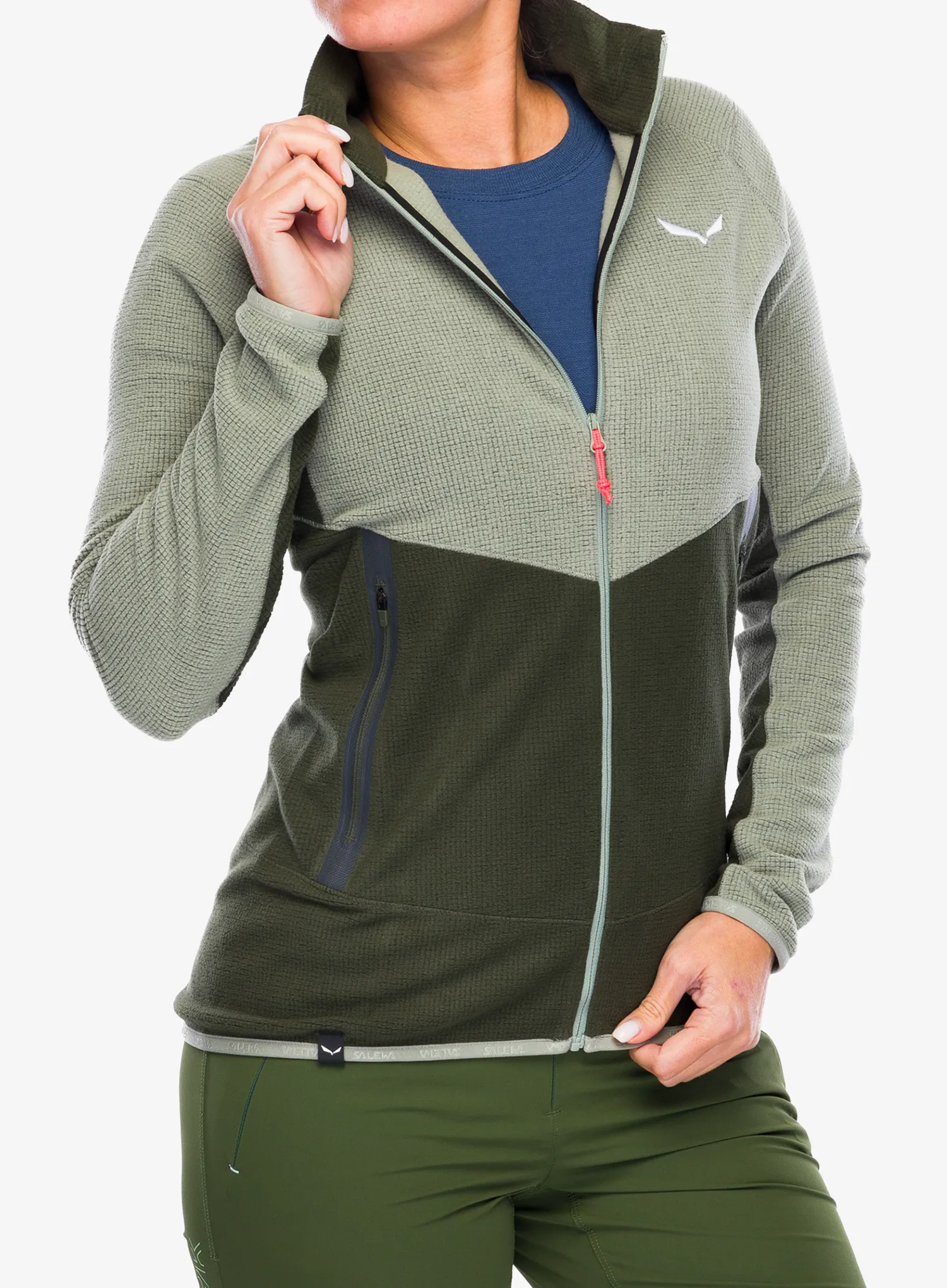 Dámská mikina na zip Salewa Paganella Jacket - shadow