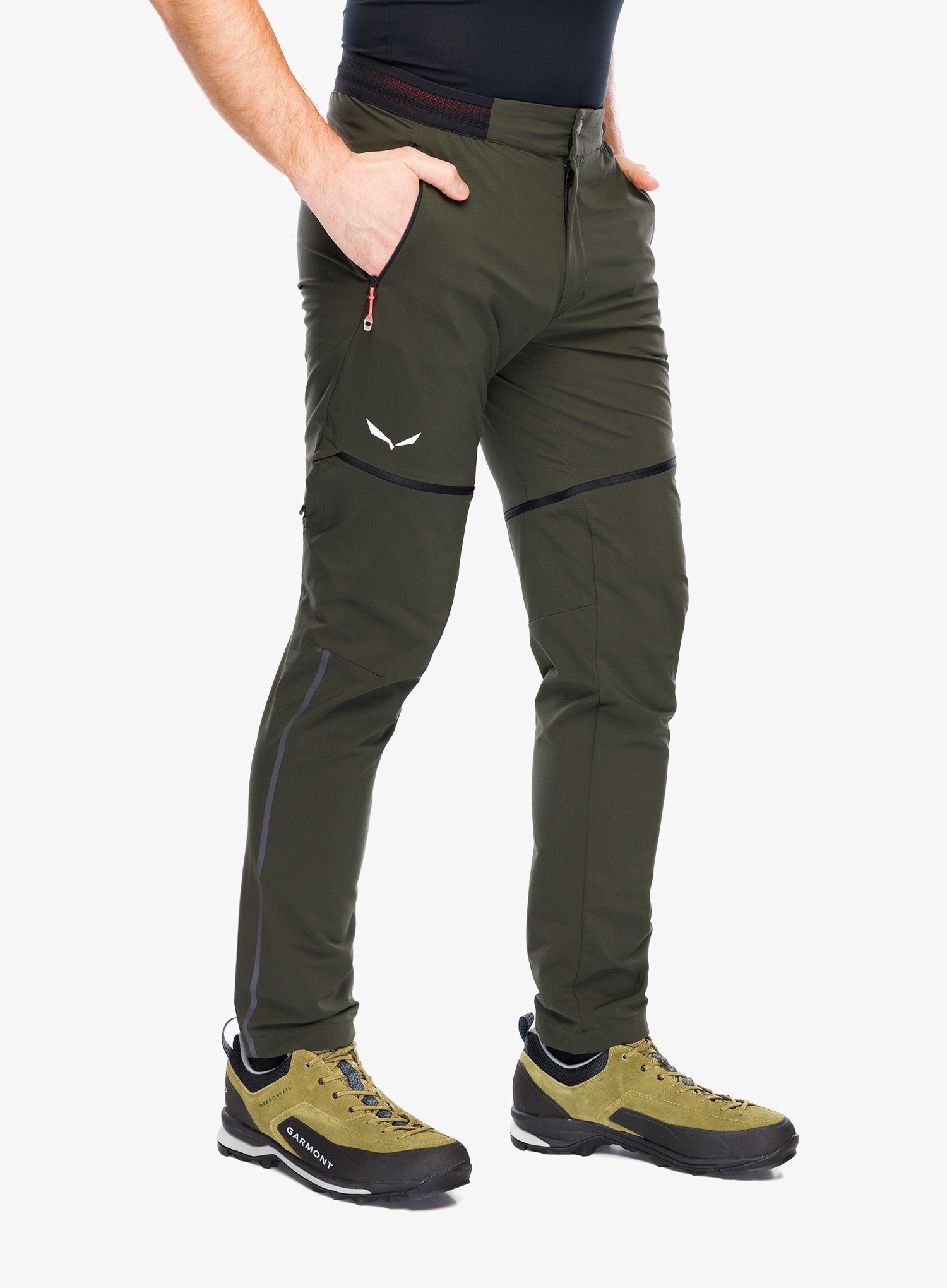 Turistické kalhoty Salewa Pedroc 2 DST 2/1 Pant - dark olive