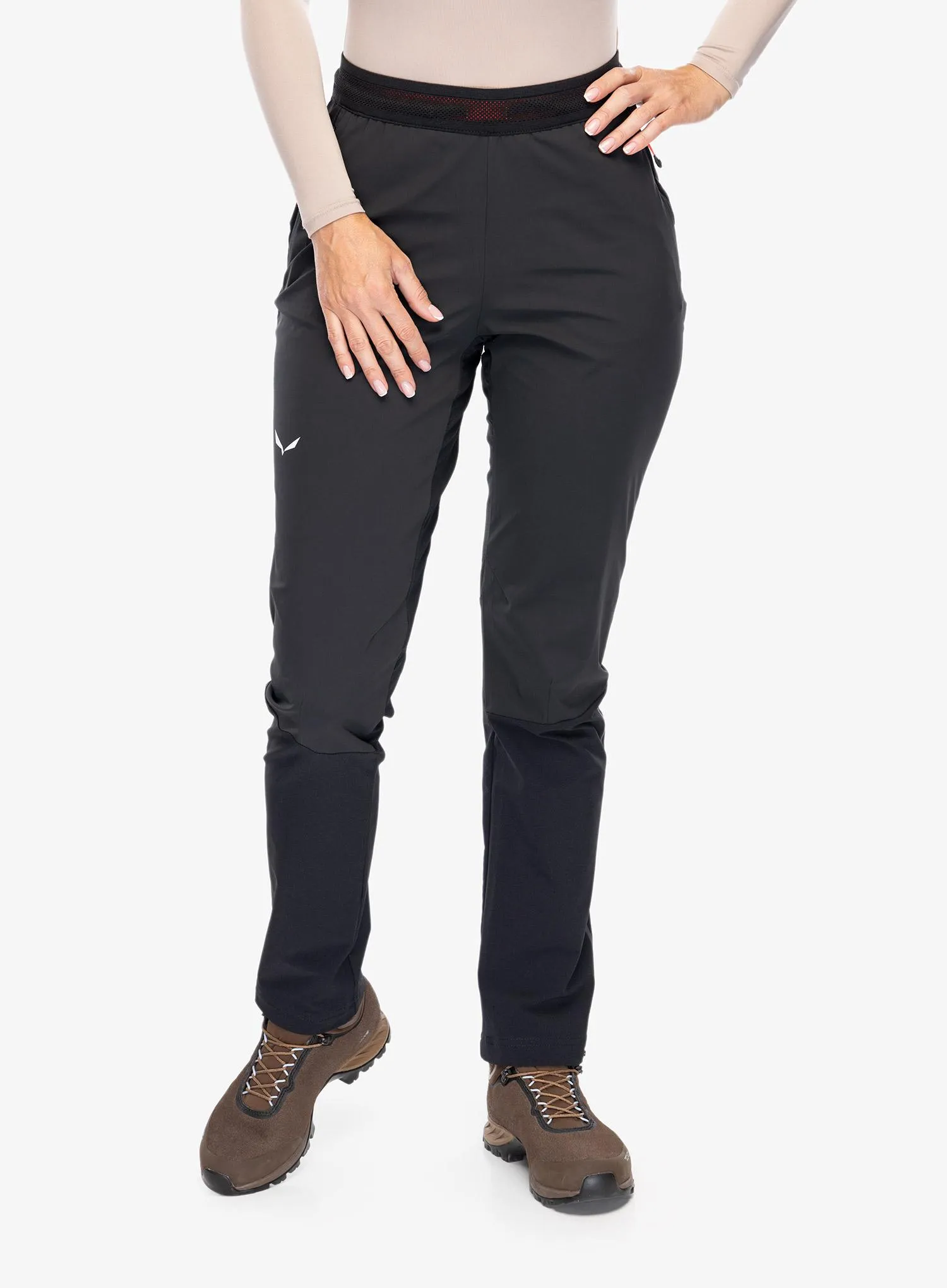 Nepromokavé kalhoty dámské Salewa Pedroc 2 DST Hyb Pant - black out