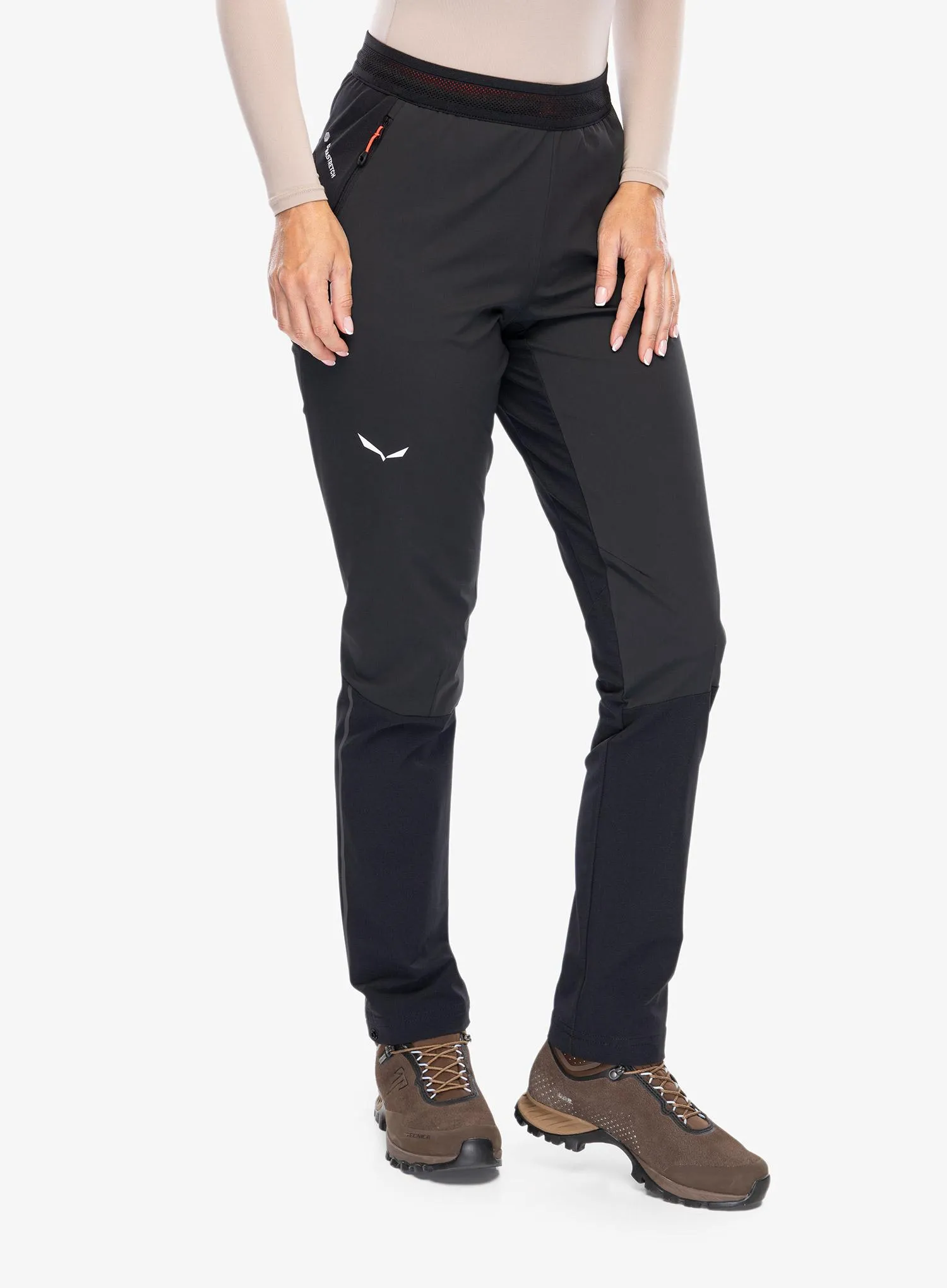 Nepromokavé kalhoty dámské Salewa Pedroc 2 DST Hyb Pant - black out