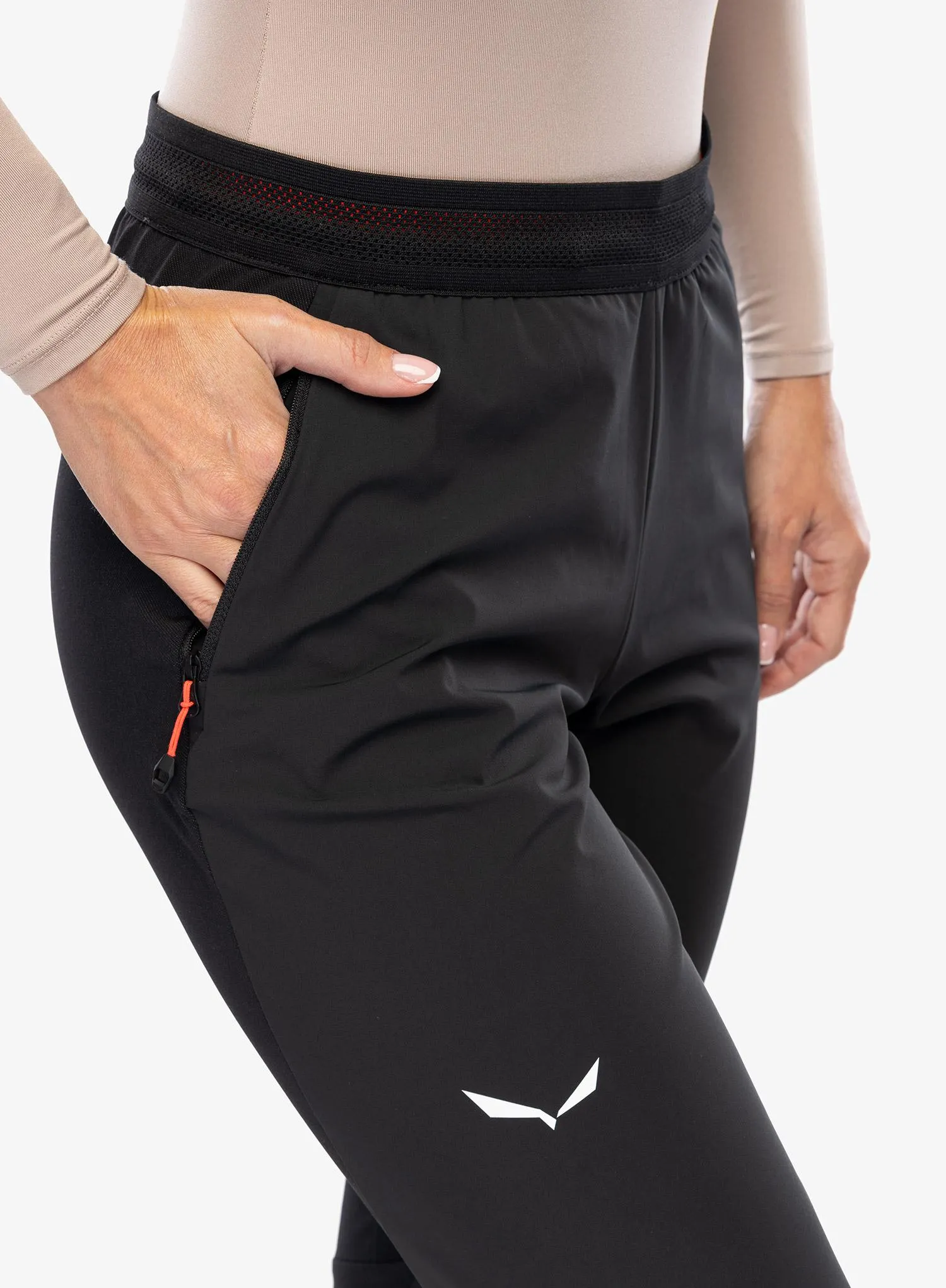 Nepromokavé kalhoty dámské Salewa Pedroc 2 DST Hyb Pant - black out