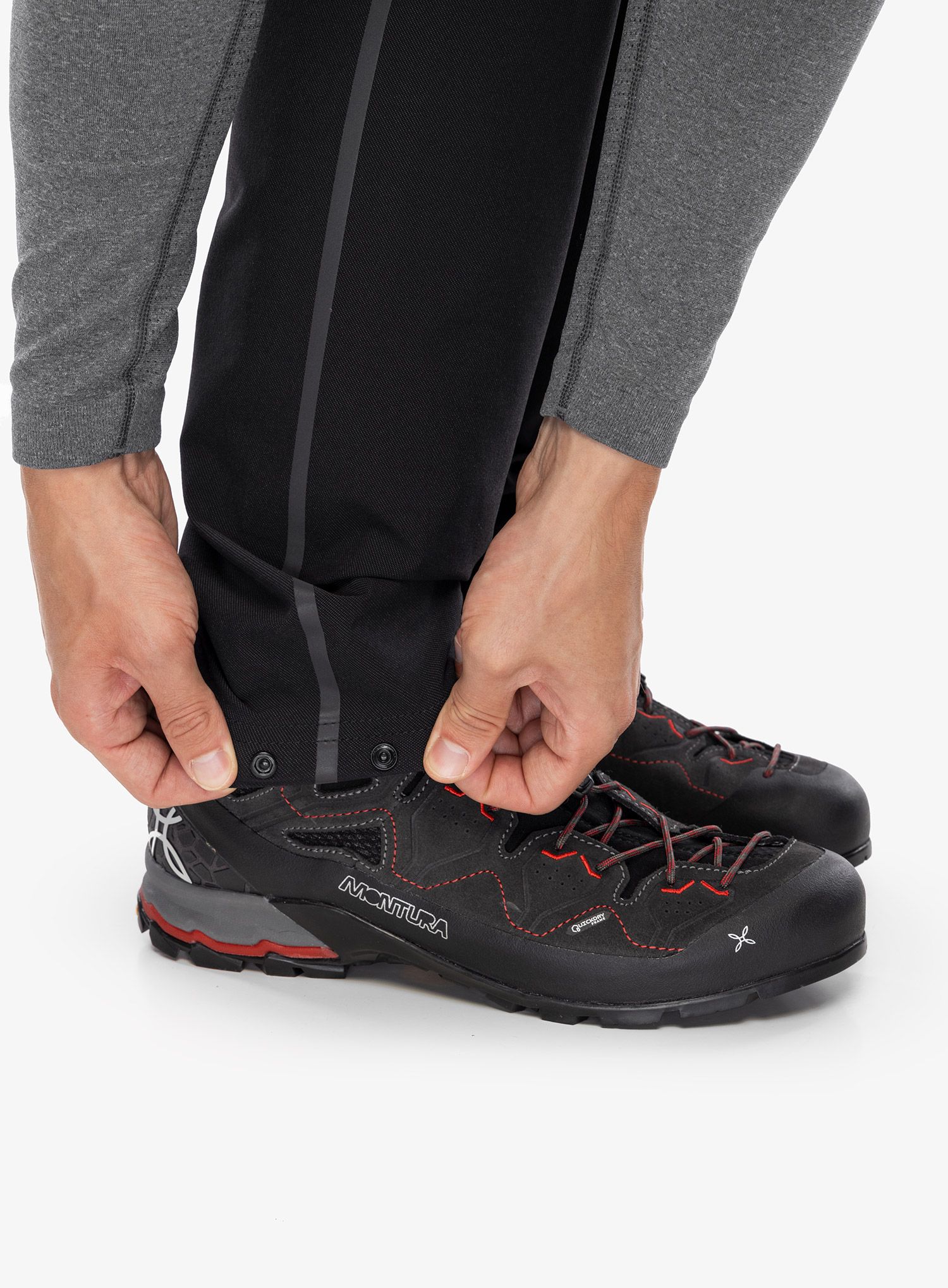 Kalhoty na hory Salewa Pedroc 2 DST Hyb Pant - black out