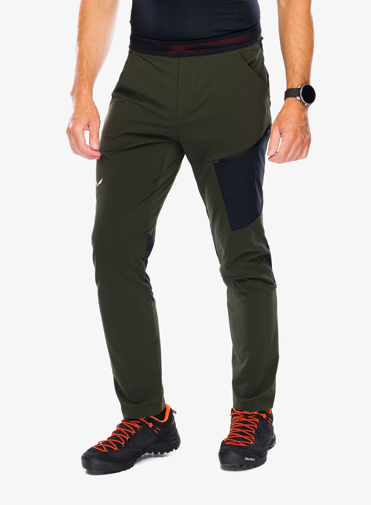 Turistické kalhoty Salewa Pedroc 2 DST Light Pant - dark olive