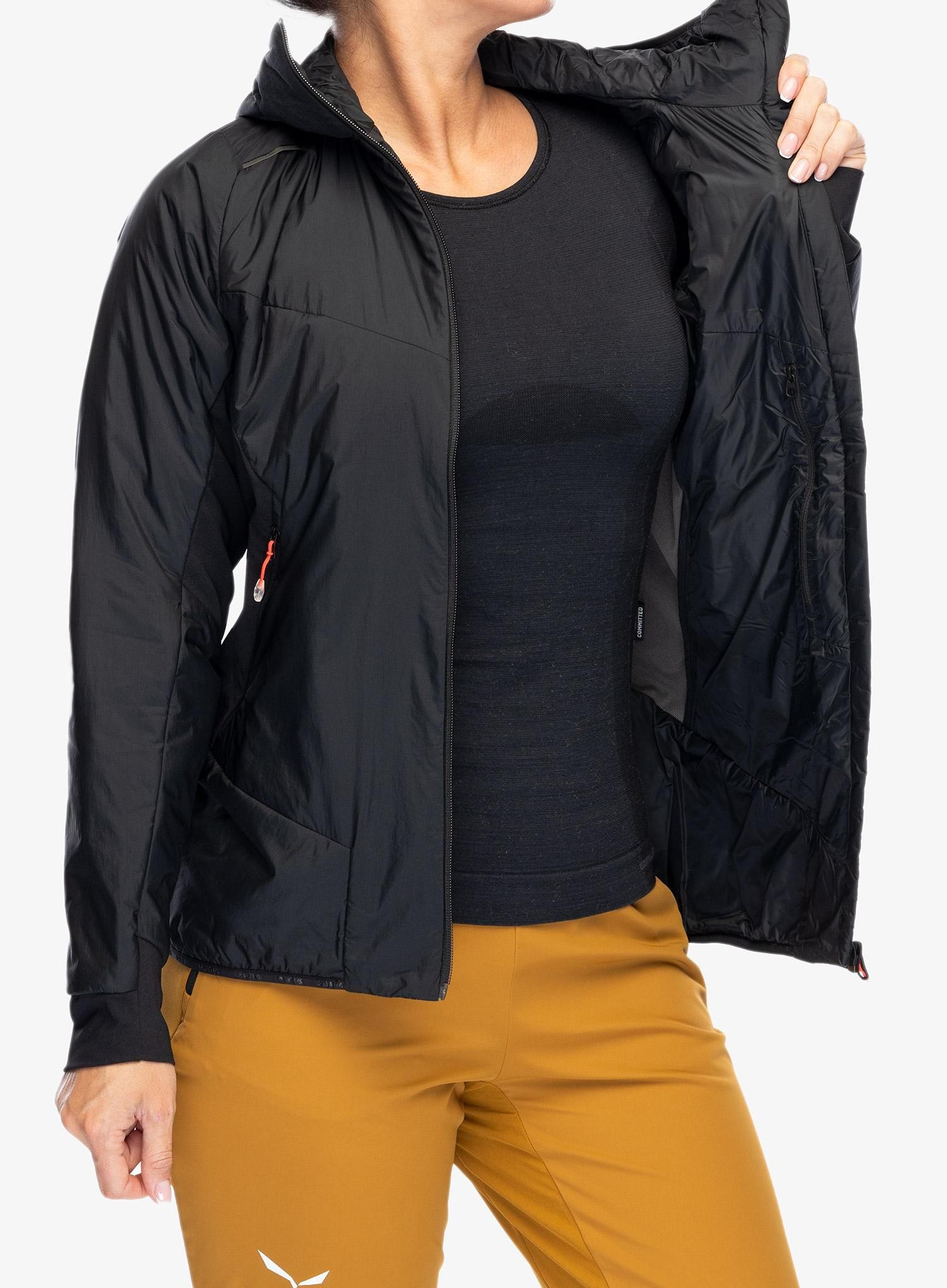 Hybridní bunda dámská Salewa Pedroc 2 TWR Hyb Jacket - black out