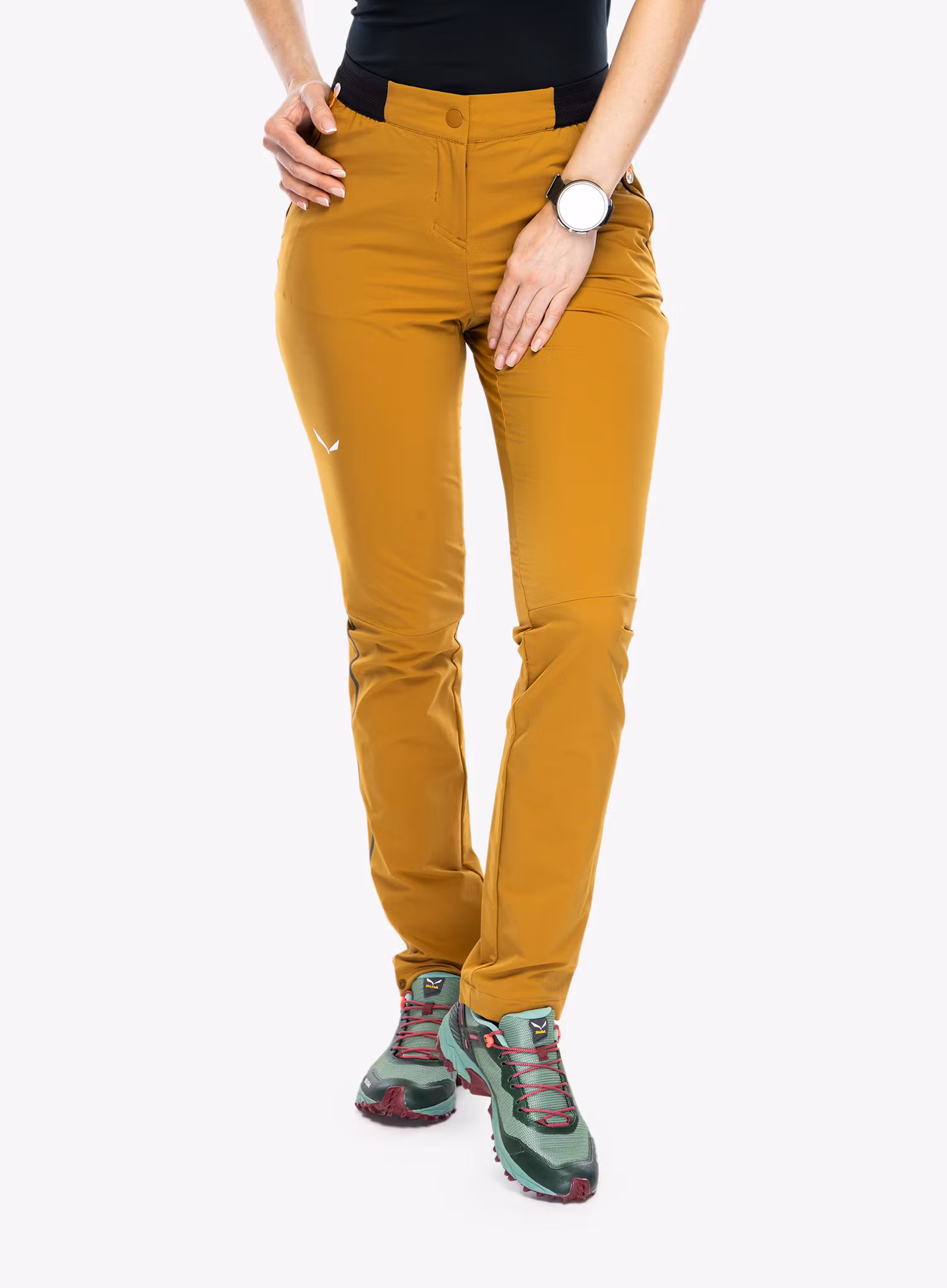 Turistické kalhoty dámské Salewa Pedroc 4 DST Regular Pant - golden brown