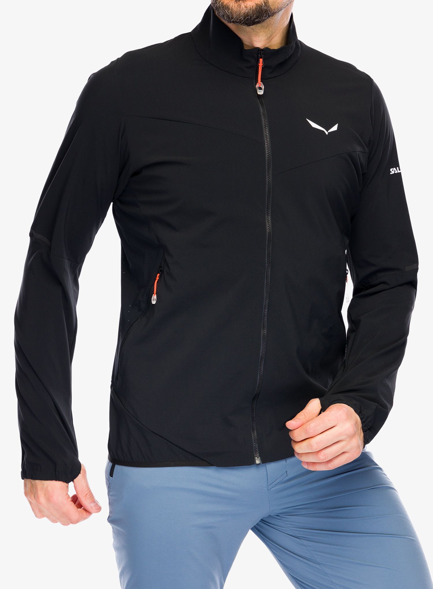 Softshellová bunda Salewa Pedroc DST Light Jacket - black out