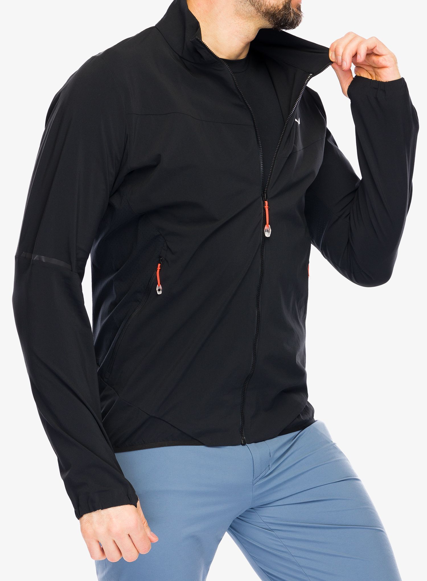 Softshellová bunda Salewa Pedroc DST Light Jacket - black out