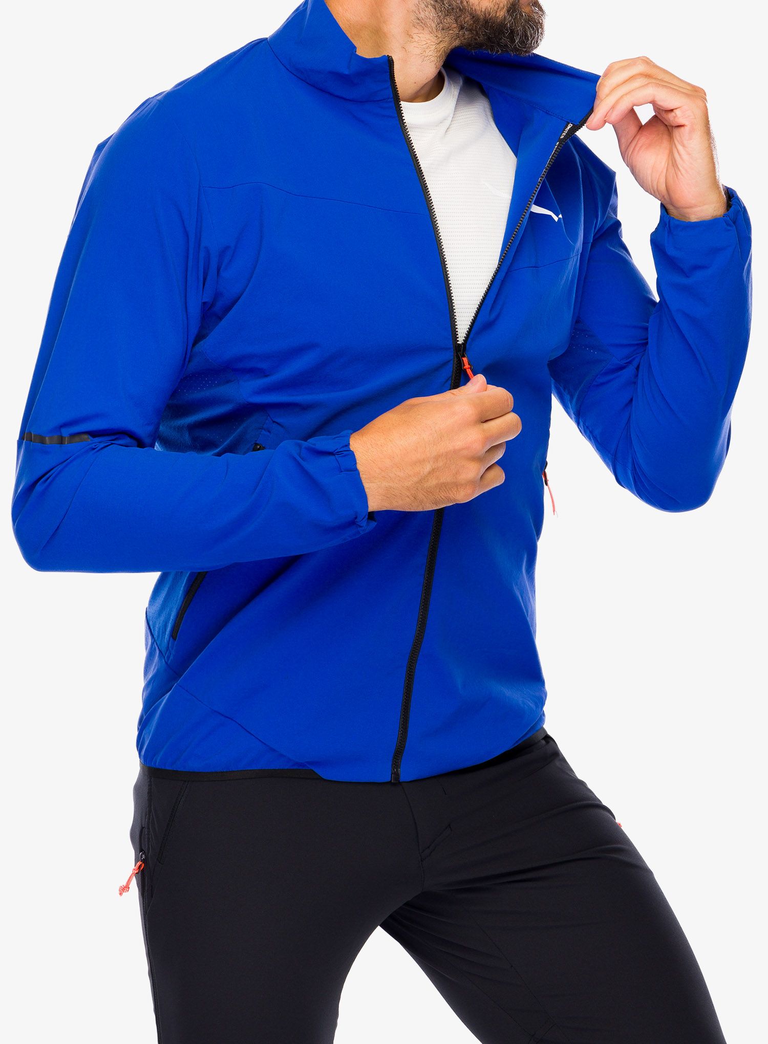 Softshellová bunda Salewa Pedroc DST Light Jacket - electric