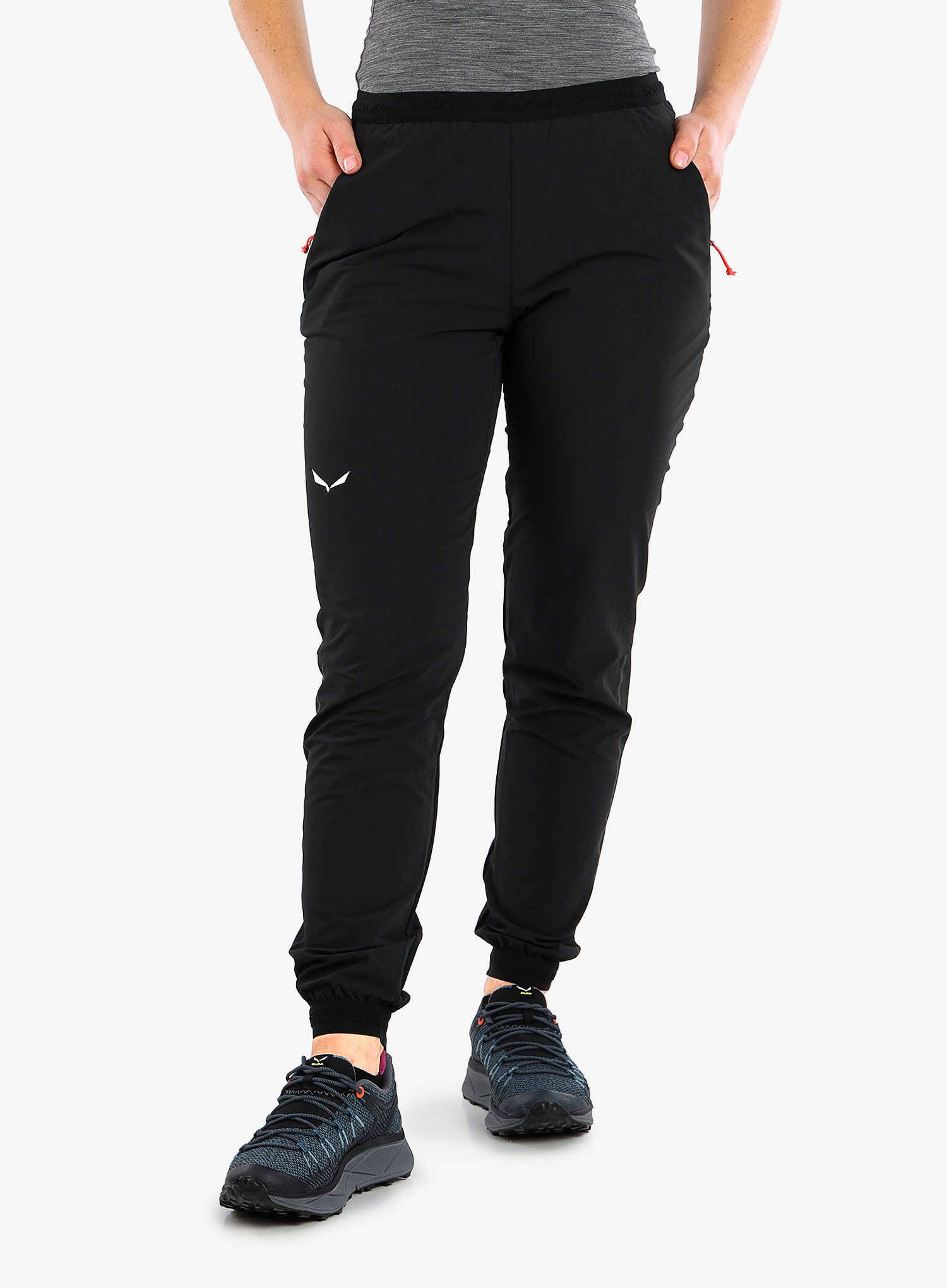 Dámské turistické kalhoty Salewa Pedroc DST WO Pants - black out