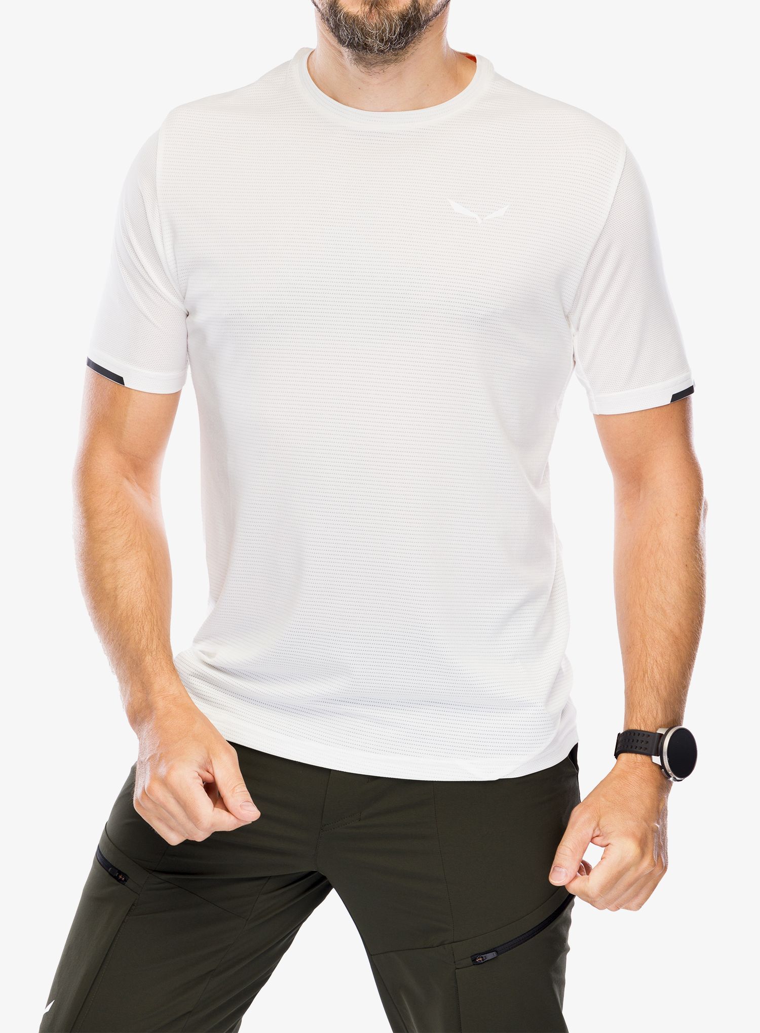 Tričko Salewa Pedroc Dry Mesh T-Shirt - white