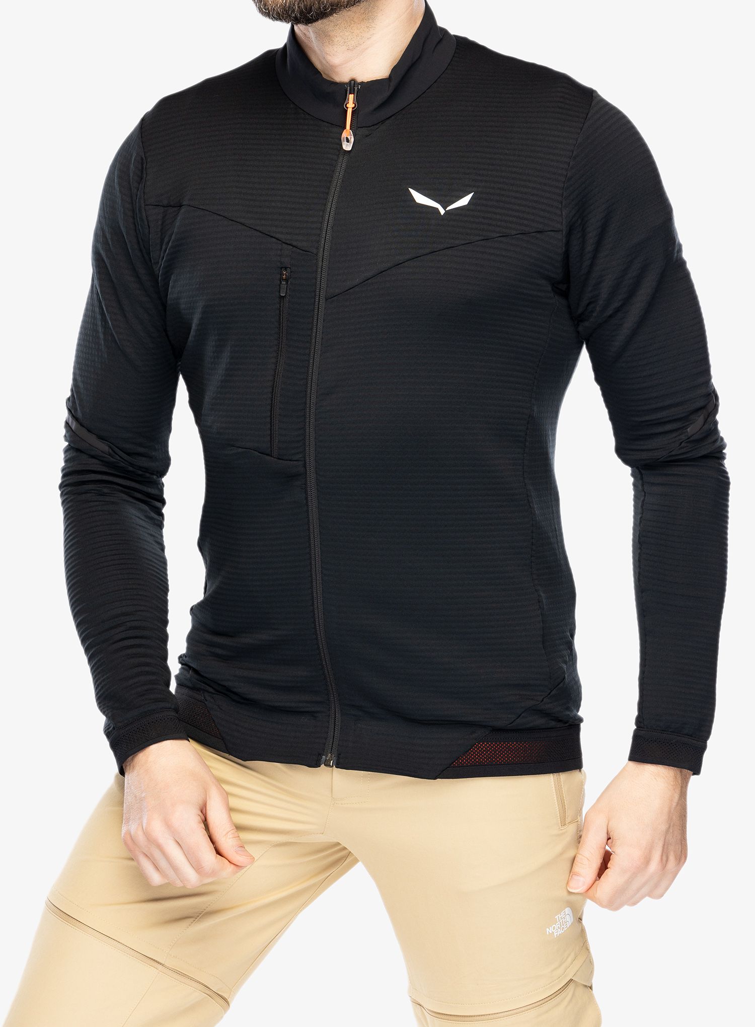 Rozepínací mikina Salewa Pedroc PL 2 Jacket - black out