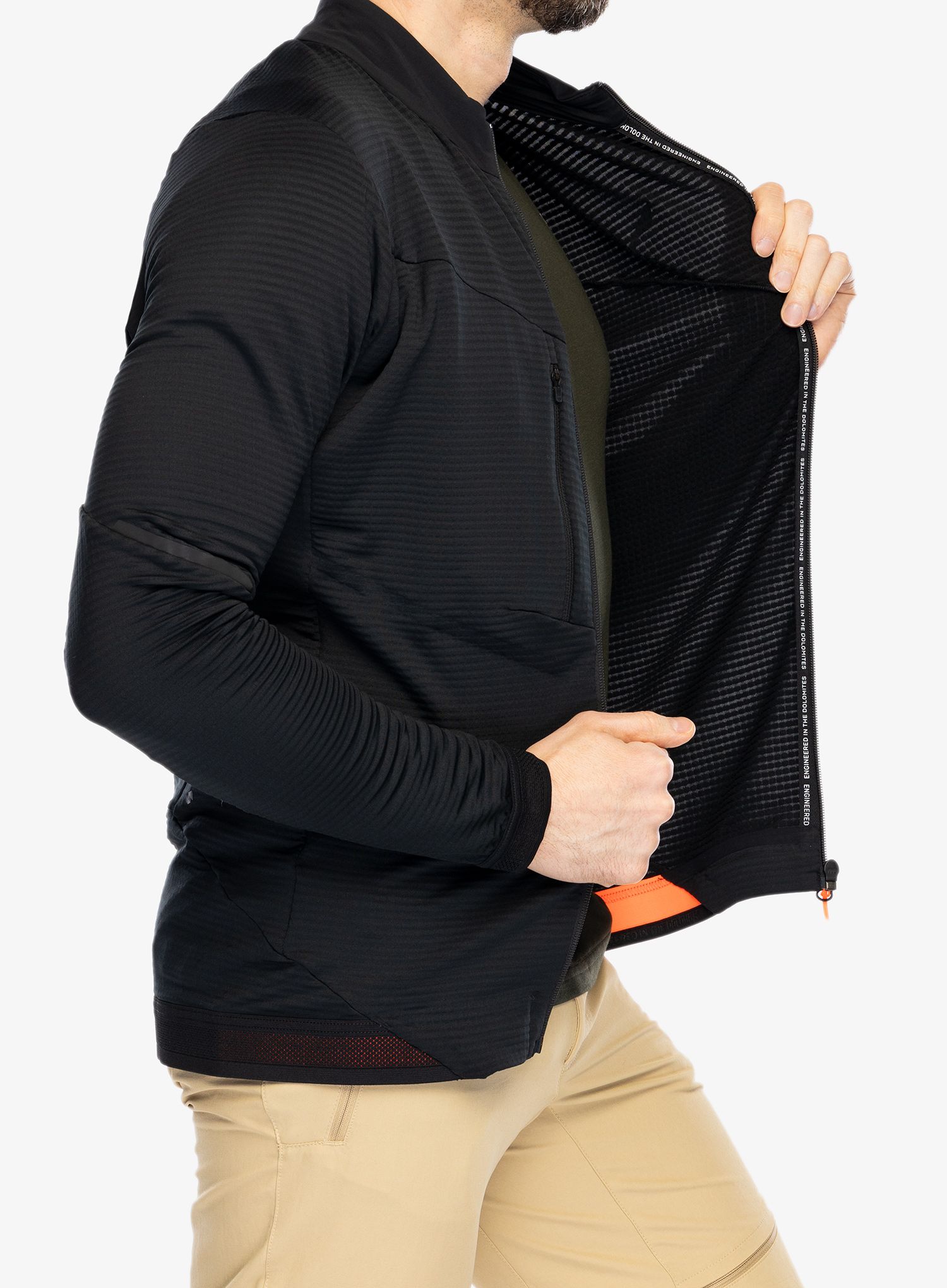 Rozepínací mikina Salewa Pedroc PL 2 Jacket - black out