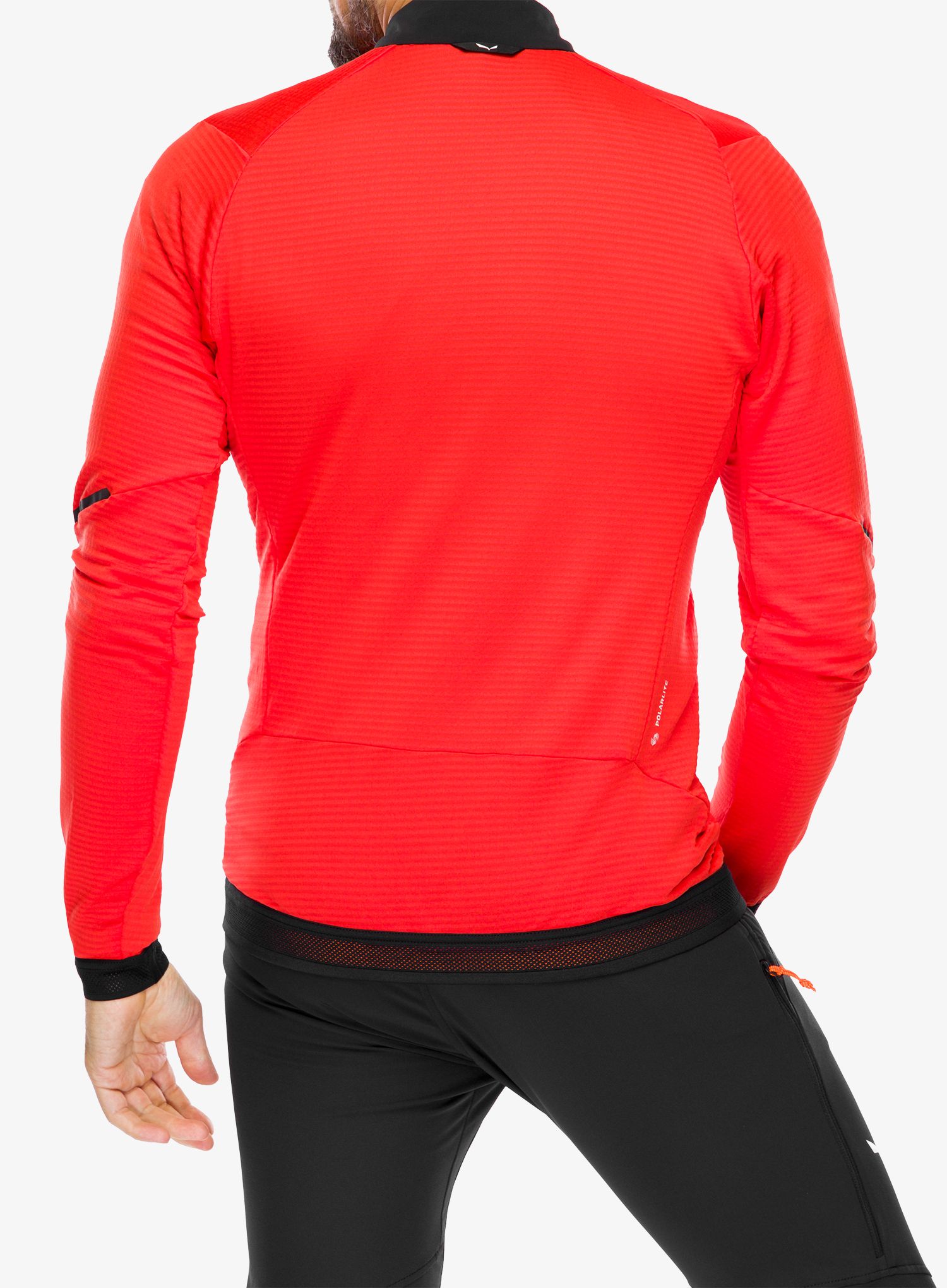Fleece mikina Salewa Pedroc PL 2 Jacket - flame