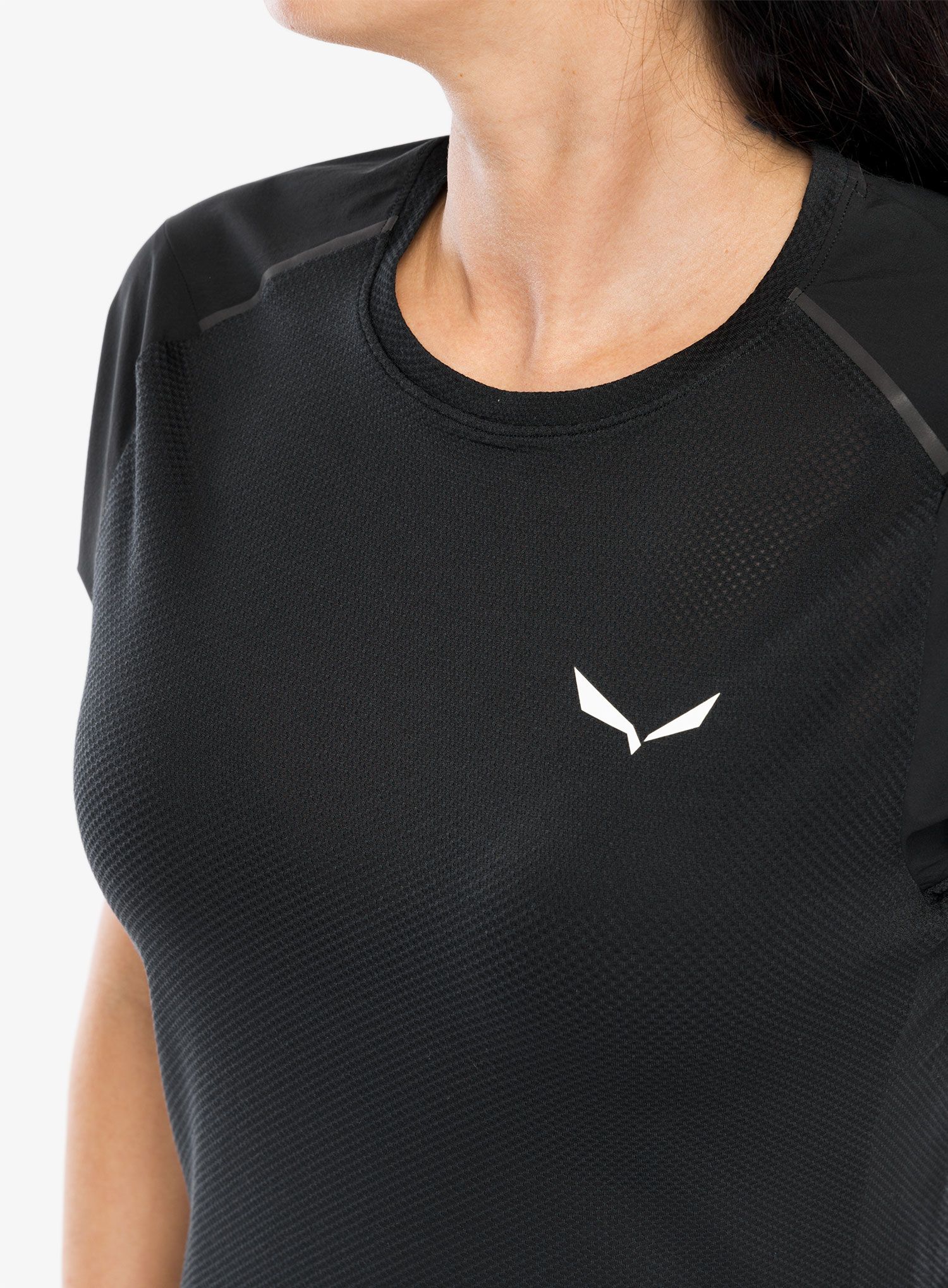 Dámské tričko Salewa Pedroc PTC Delta T-Shirt - black out