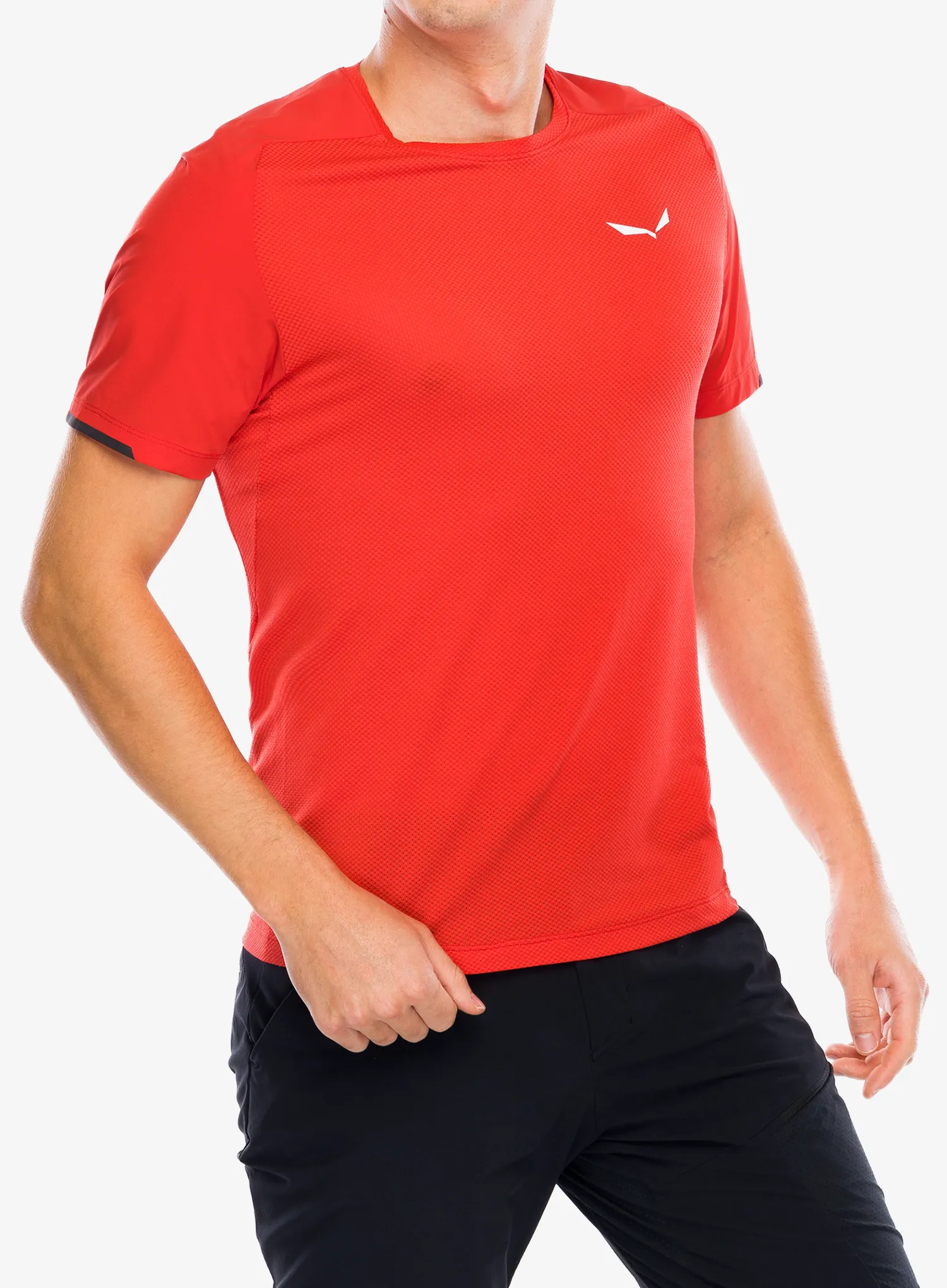 Rychleschnoucí triko Salewa Pedroc PTC Delta T-Shirt - flame