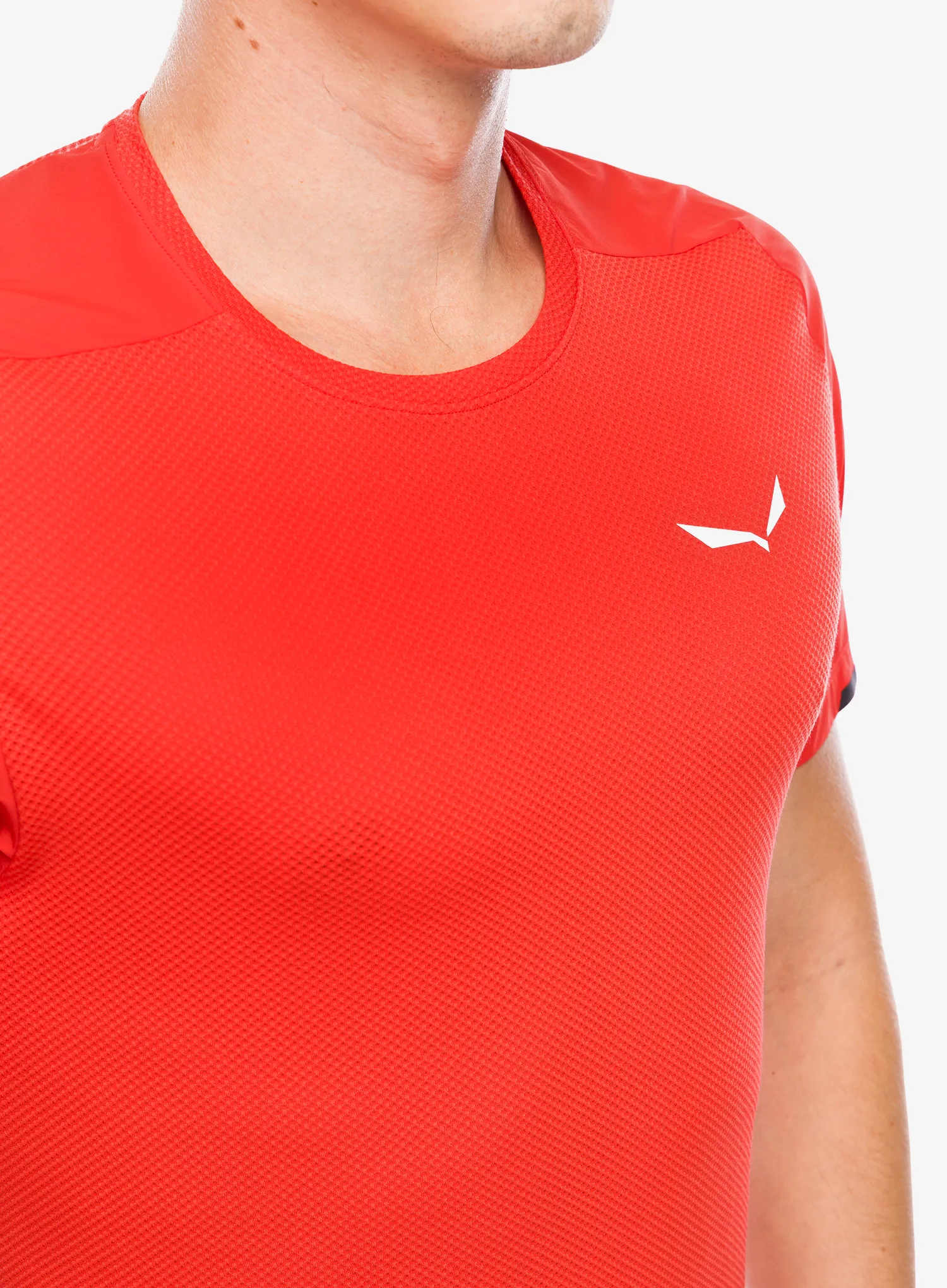Rychleschnoucí triko Salewa Pedroc PTC Delta T-Shirt - flame