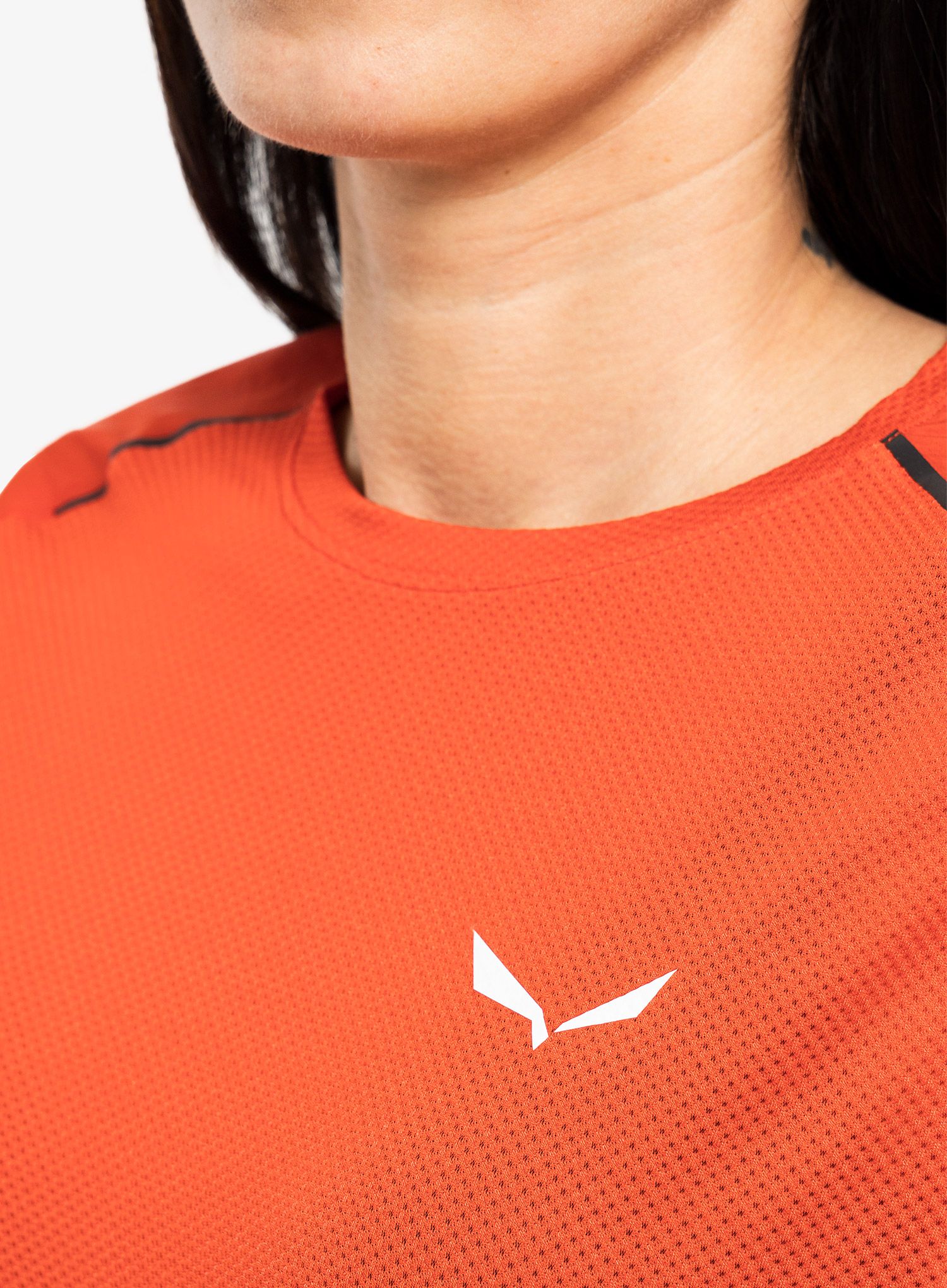 Dámské tričko Salewa Pedroc PTC Delta T-Shirt - flame