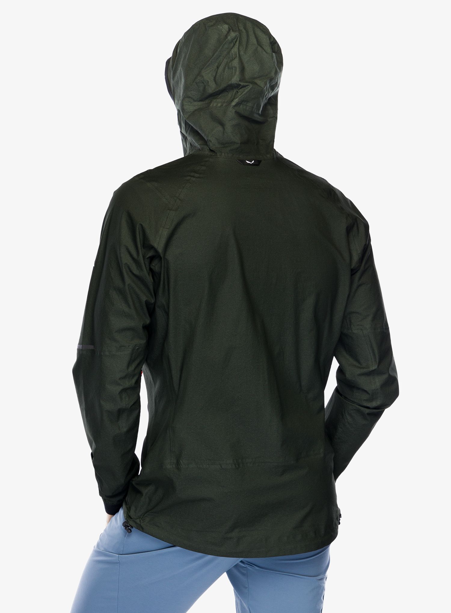 Bunda s membránou Salewa Pedroc PTX 2,5L Light Jacket - dark olive
