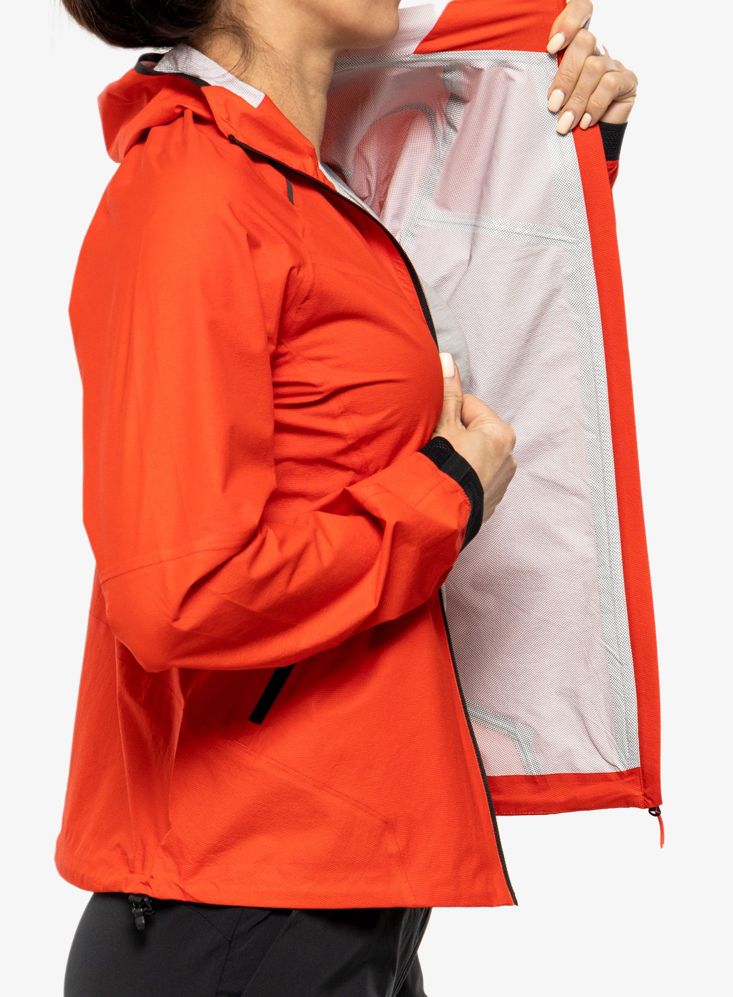Dámská bunda Salewa Pedroc PTX 2,5L Light Jacket - flame