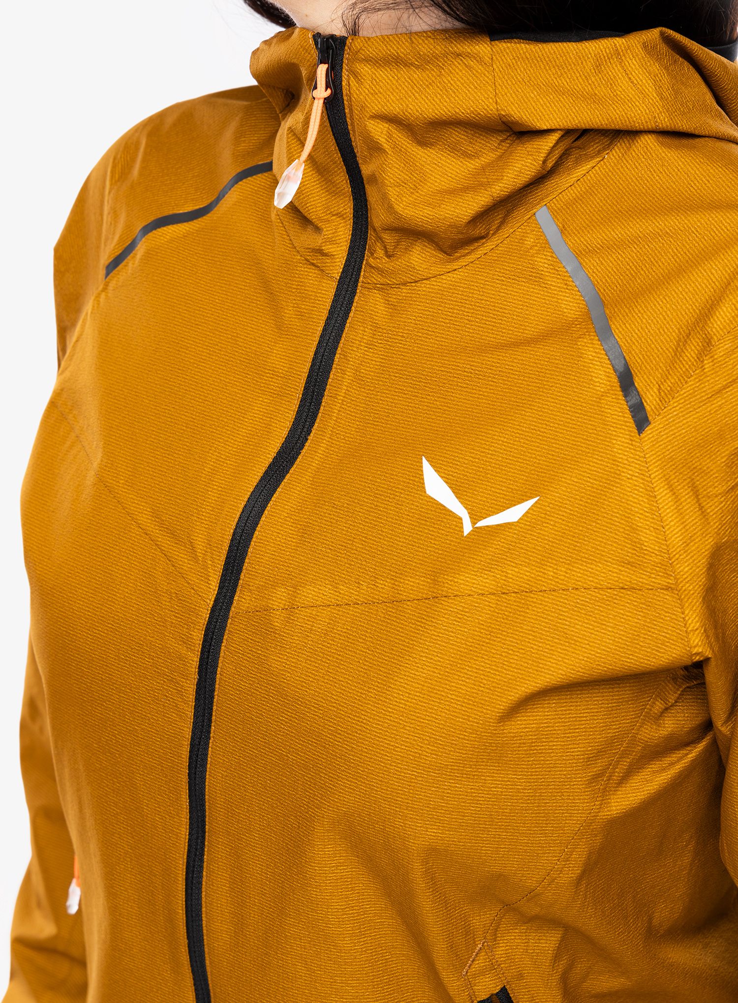 Dámská nepromokavá bunda s membránou Salewa Pedroc PTX 2,5L Light Jacket - golden brown