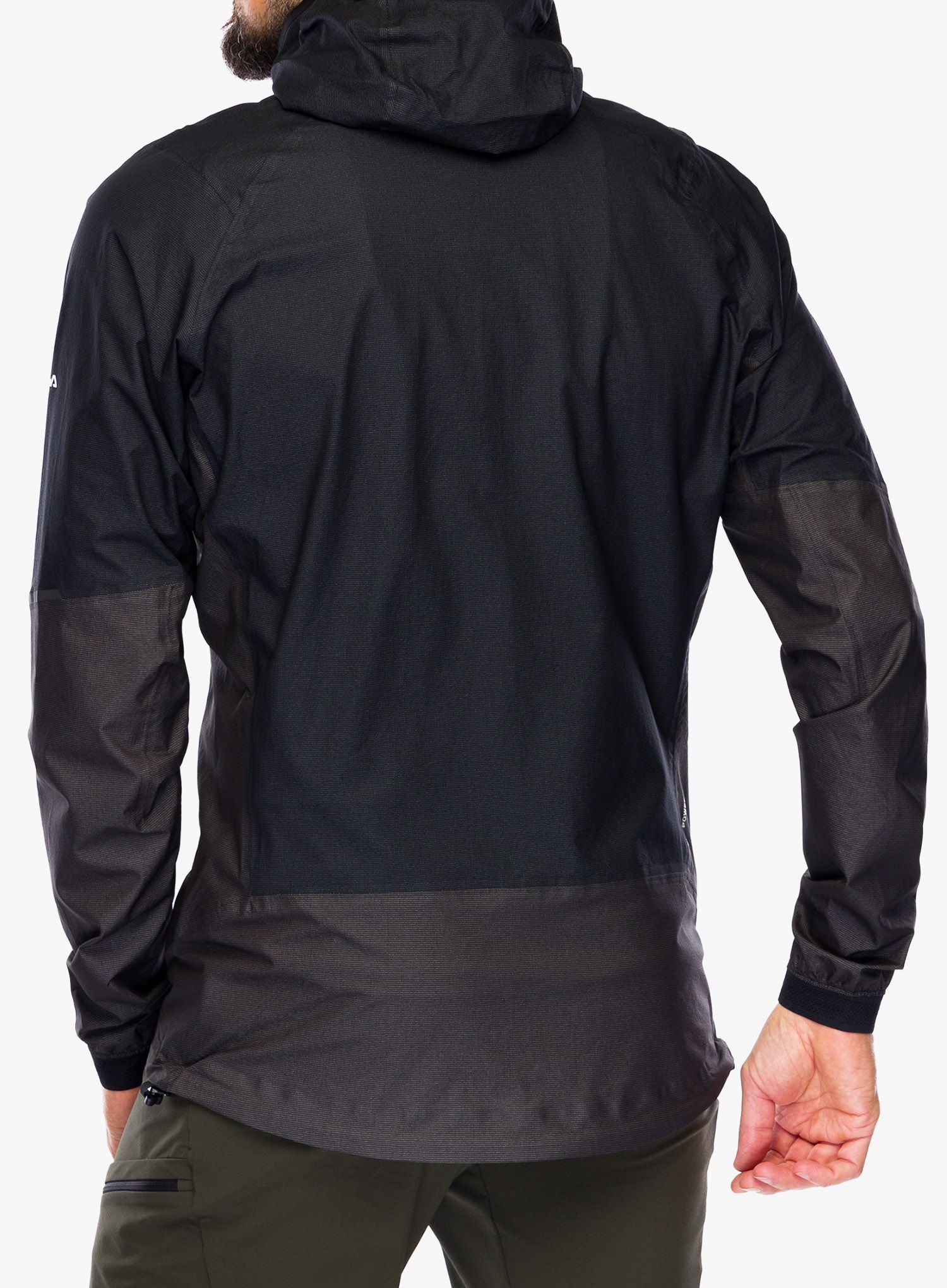 Bunda do deště Salewa Pedroc PTX 2,5L Light Jacket - onyx/black out
