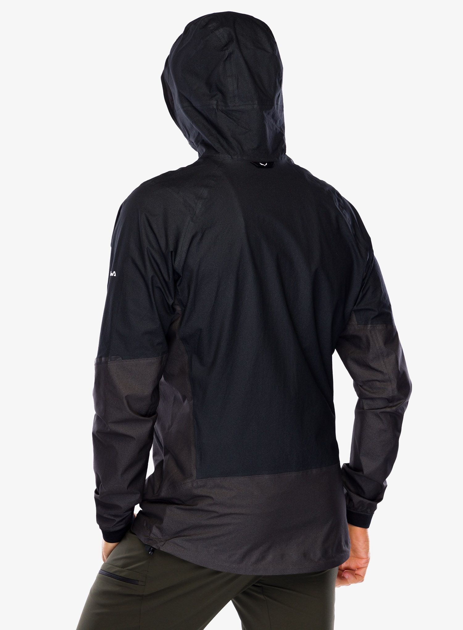 Bunda do deště Salewa Pedroc PTX 2,5L Light Jacket - onyx/black out