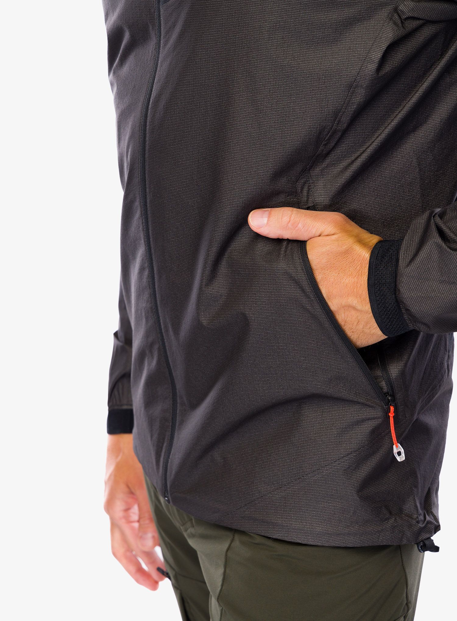Bunda do deště Salewa Pedroc PTX 2,5L Light Jacket - onyx/black out