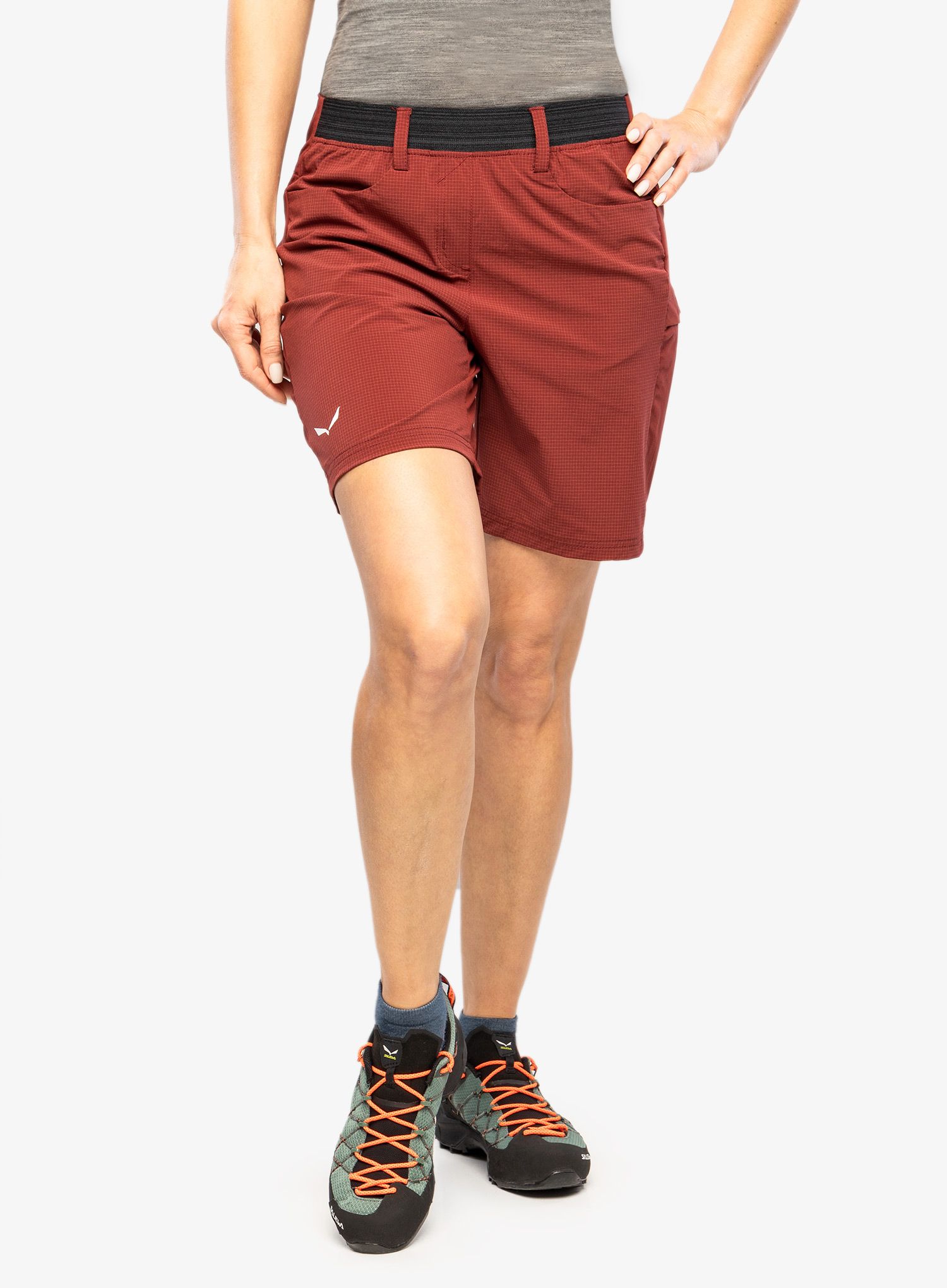 Kraťasy dámské Salewa Puez 3 DST Shorts - syrah