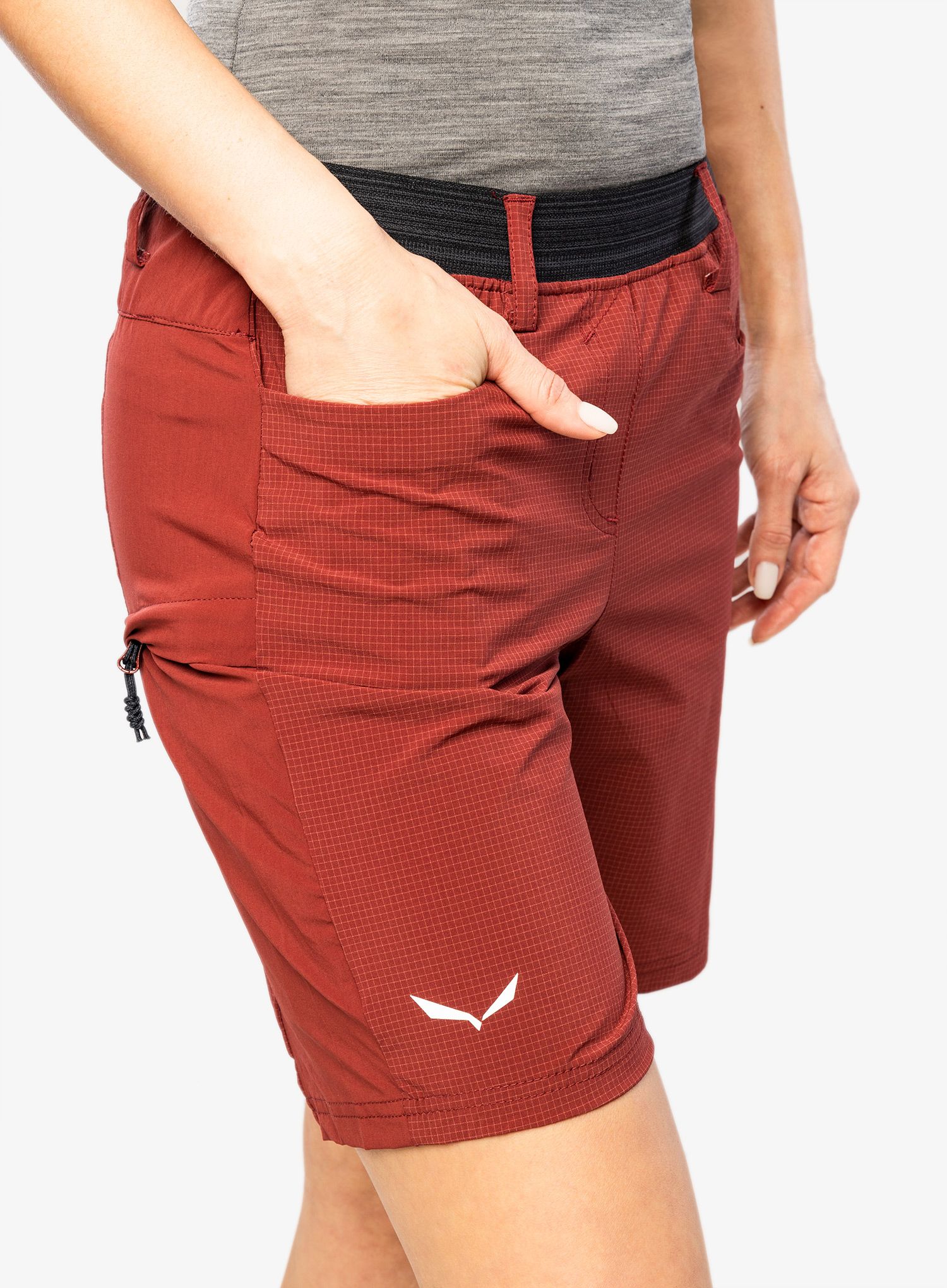 Kraťasy dámské Salewa Puez 3 DST Shorts - syrah