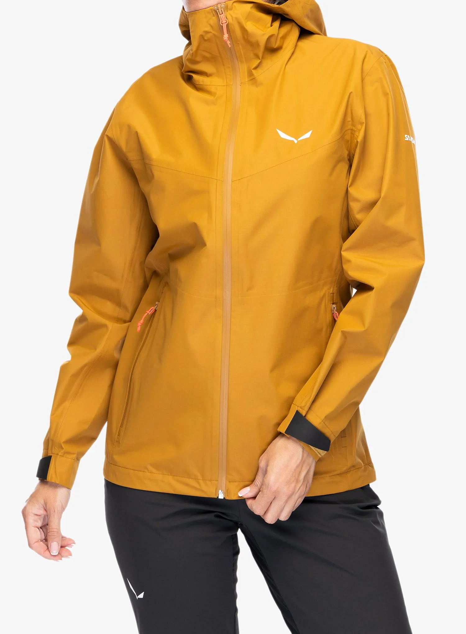 Dámská nepromokavá bunda s membránou Salewa Puez Aqua 4 PTX 2.5L Jacket - golden brown