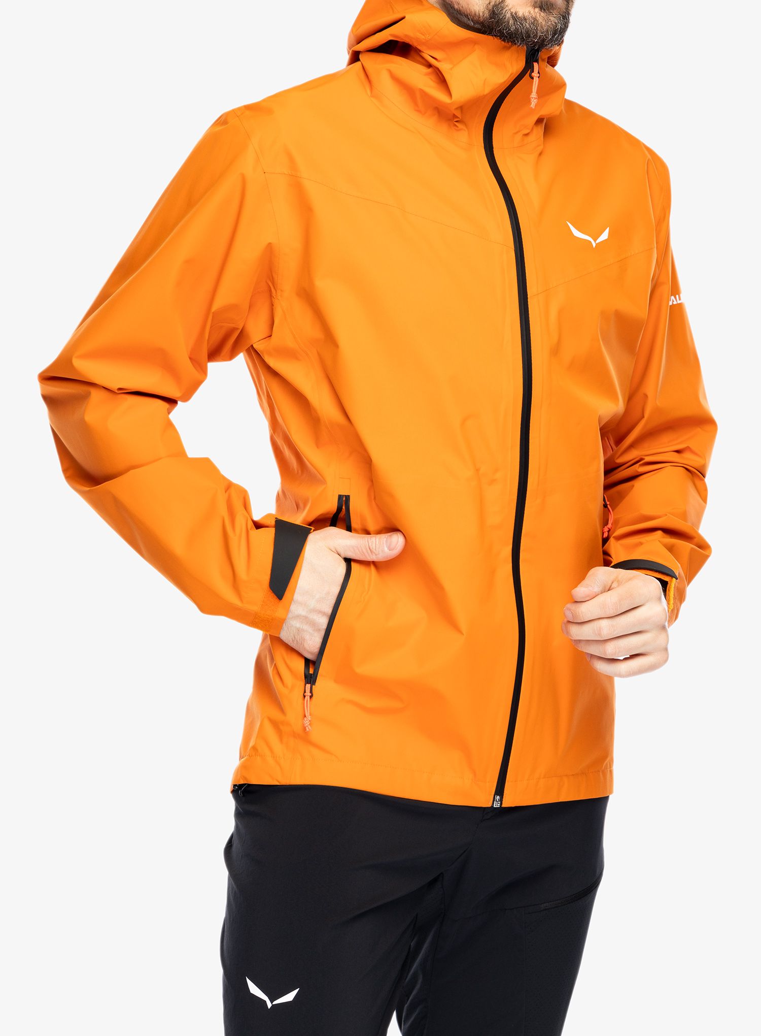 Bunda do deště Salewa Puez Aqua 4 PTX 2,5L Jacket - burnt/black