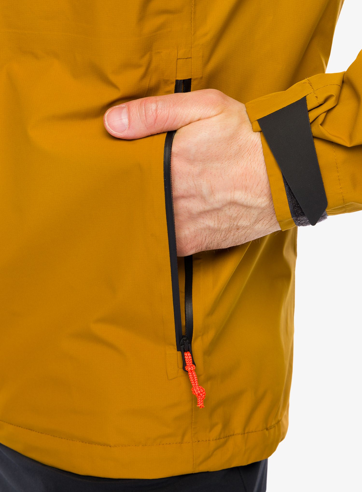 Bunda s membránou Salewa Puez Aqua 4 PTX 2,5L Jacket - golden brown