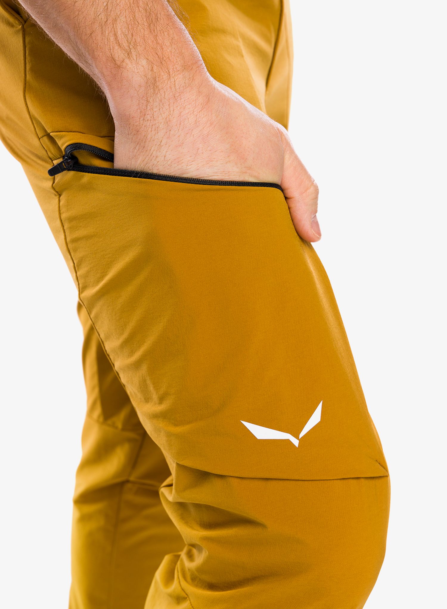 Softshell kalhoty Salewa Puez DST Cargo Pants - golden brown