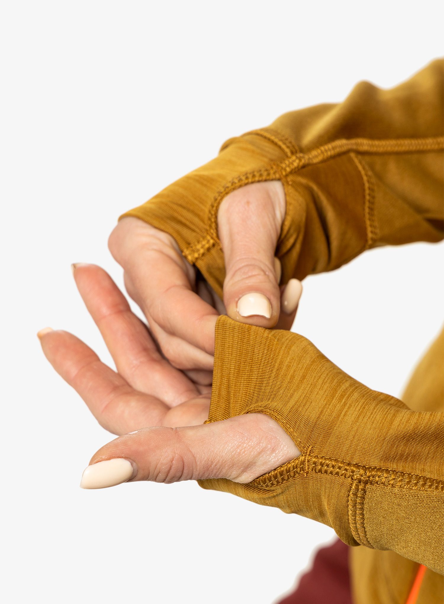 Dámská mikina Salewa Puez Hybrid PL Full-Zip - golden brown melange