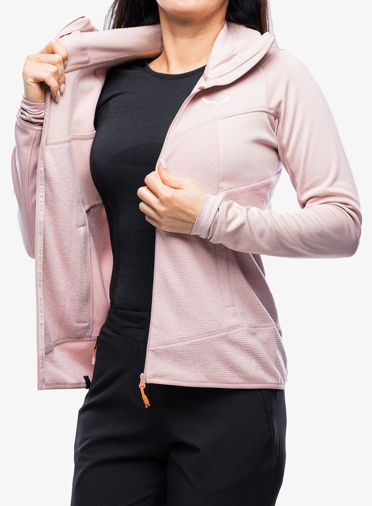 Dámská mikina Salewa Puez Hybrid PL HD Jacket - zephyr