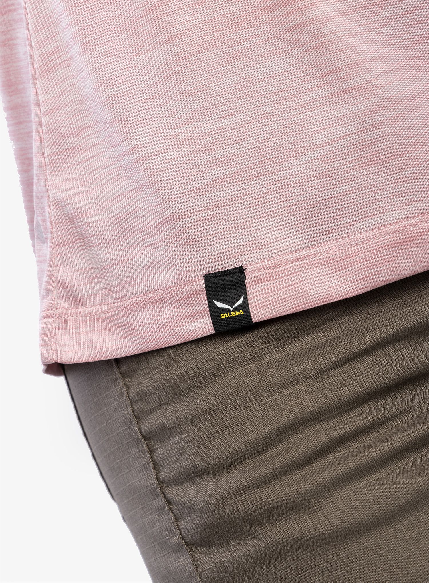 Dámské triko s dlouhým rukávem Salewa Puez Melange Dry Tee - zephyr