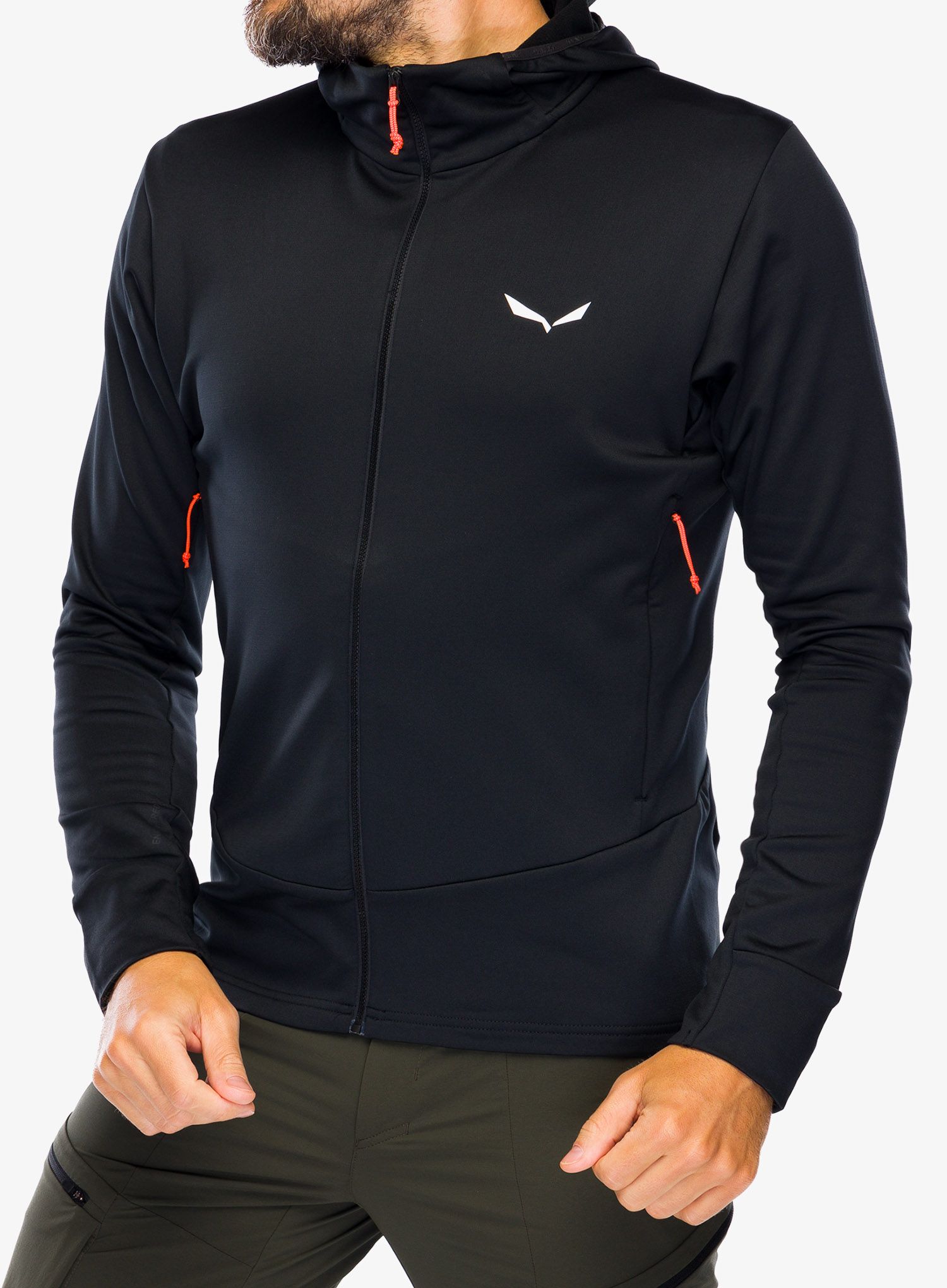 Fleecová bunda Salewa Puez PL HD Jacket - black out