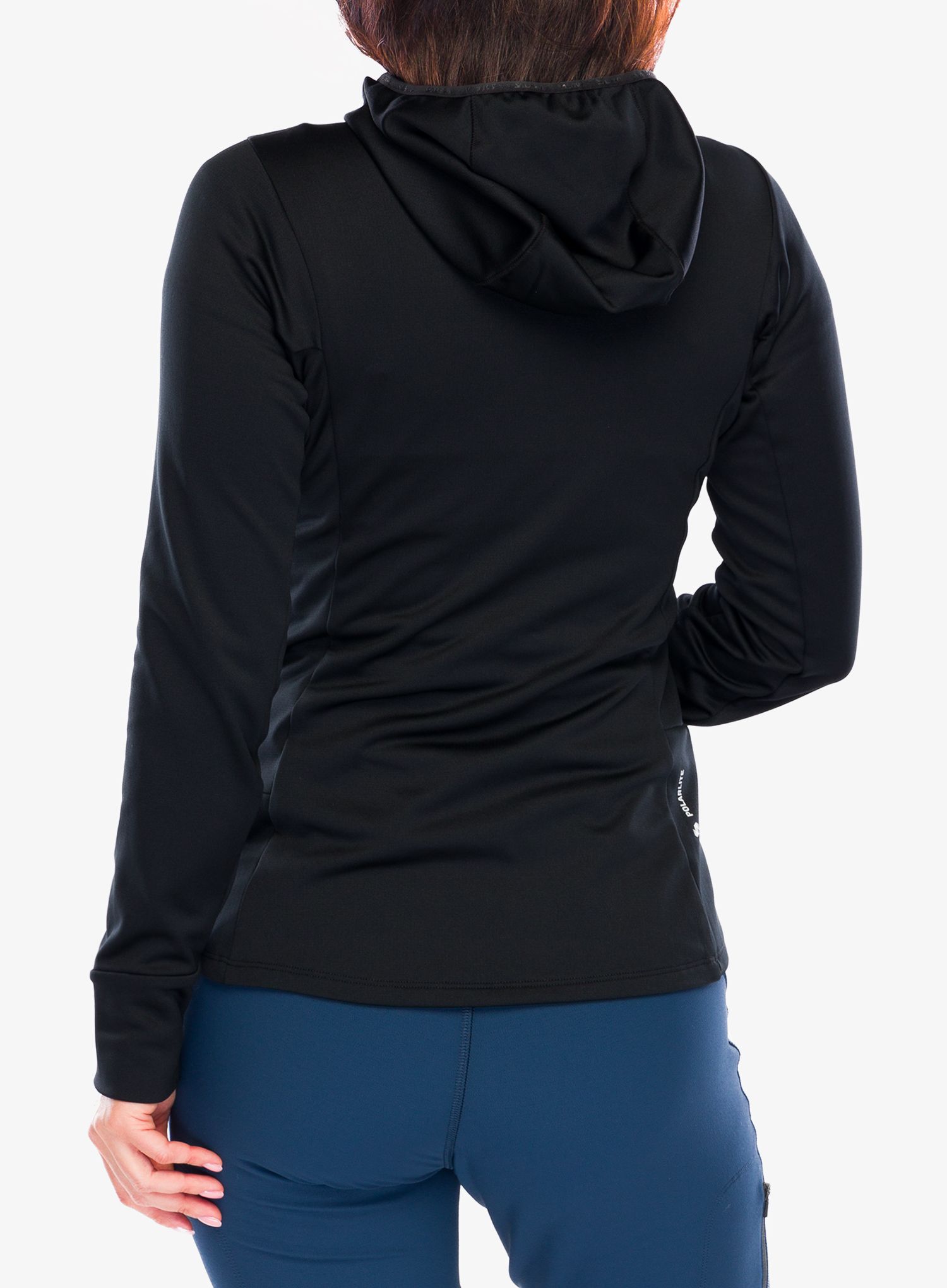 Fleecová mikina dámská Salewa Puez PL HD Jacket - black out