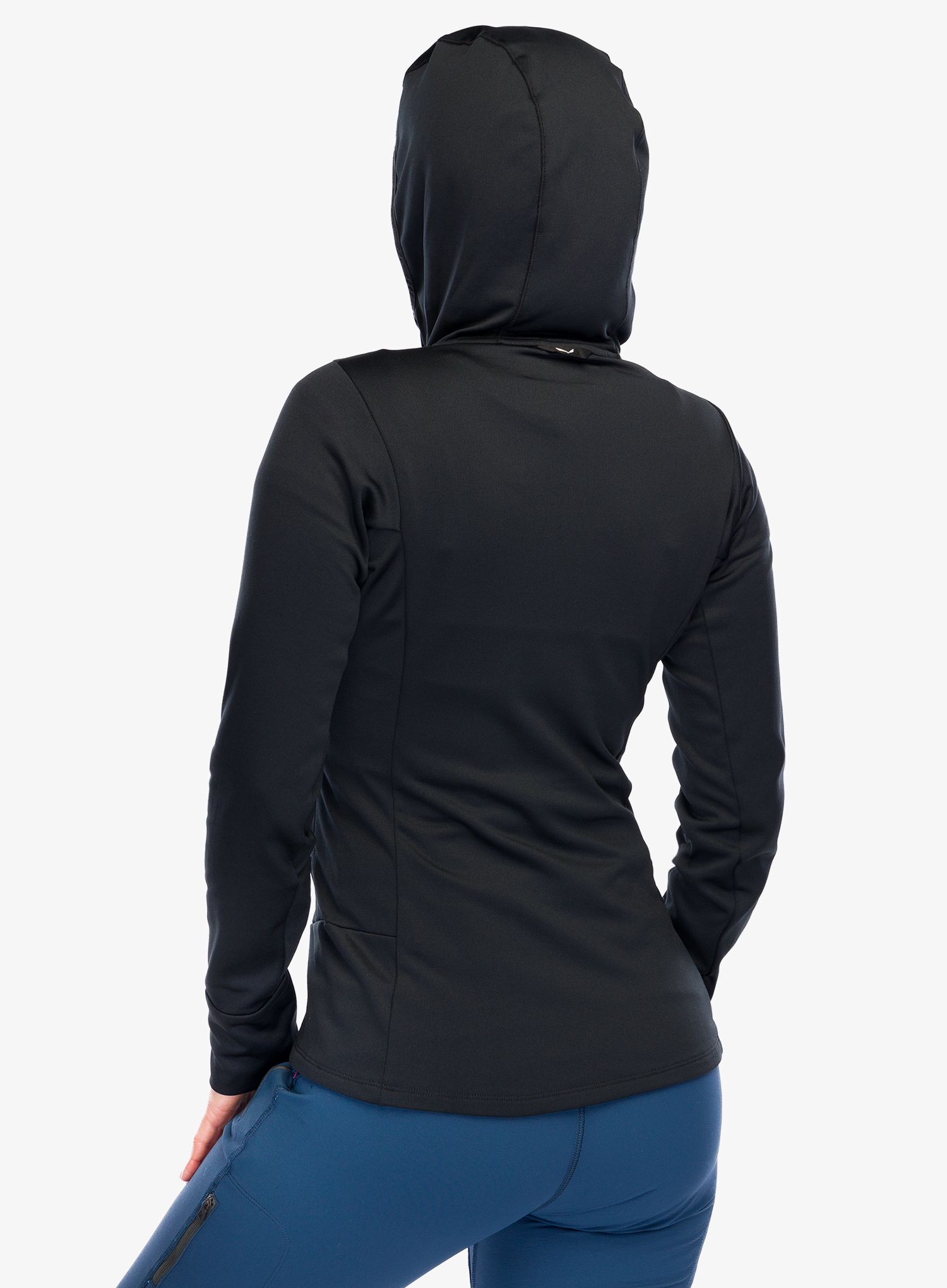 Fleecová mikina dámská Salewa Puez PL HD Jacket - black out