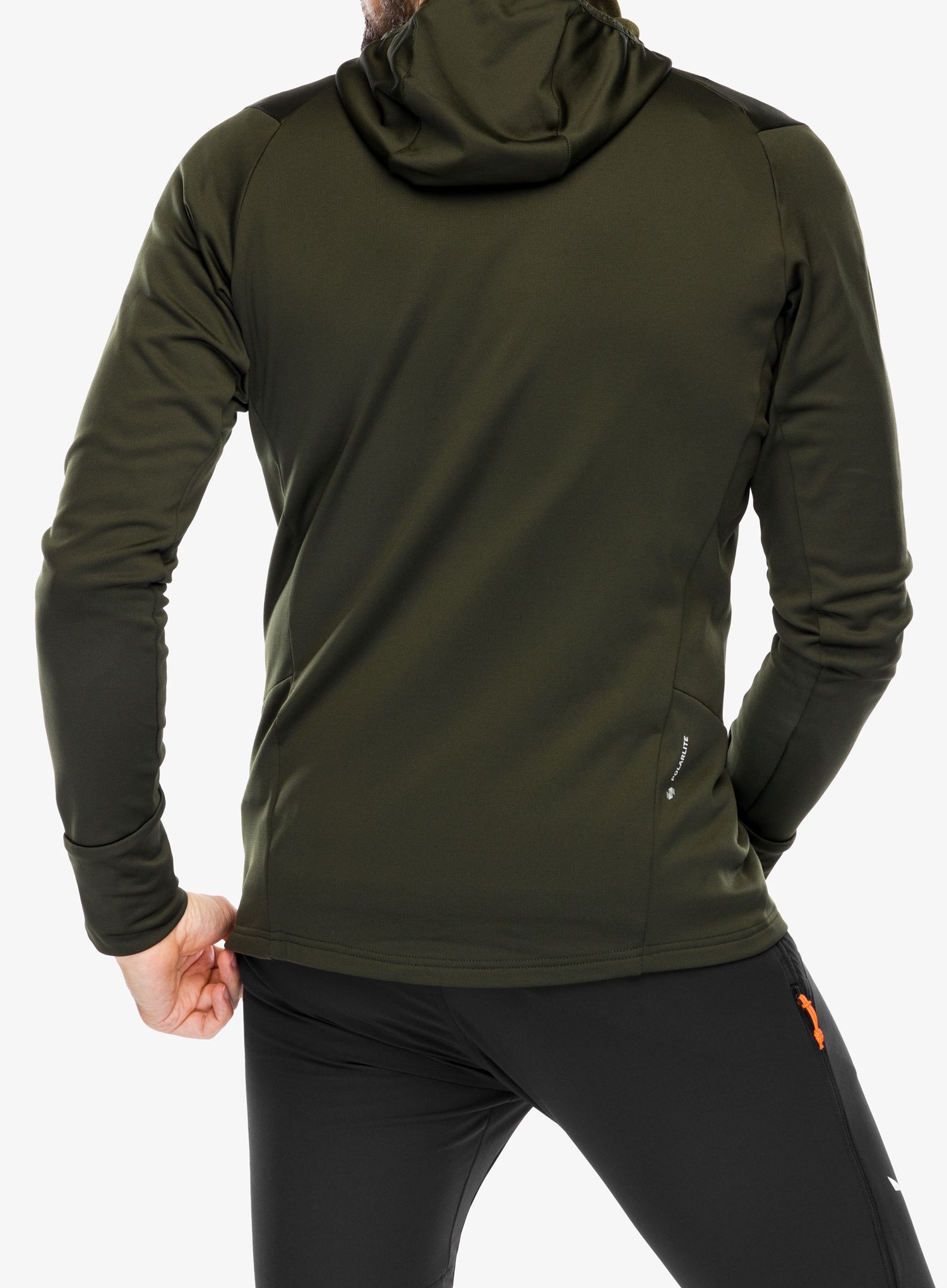 Fleecová mikina Salewa Puez PL HD Jacket - dark olive